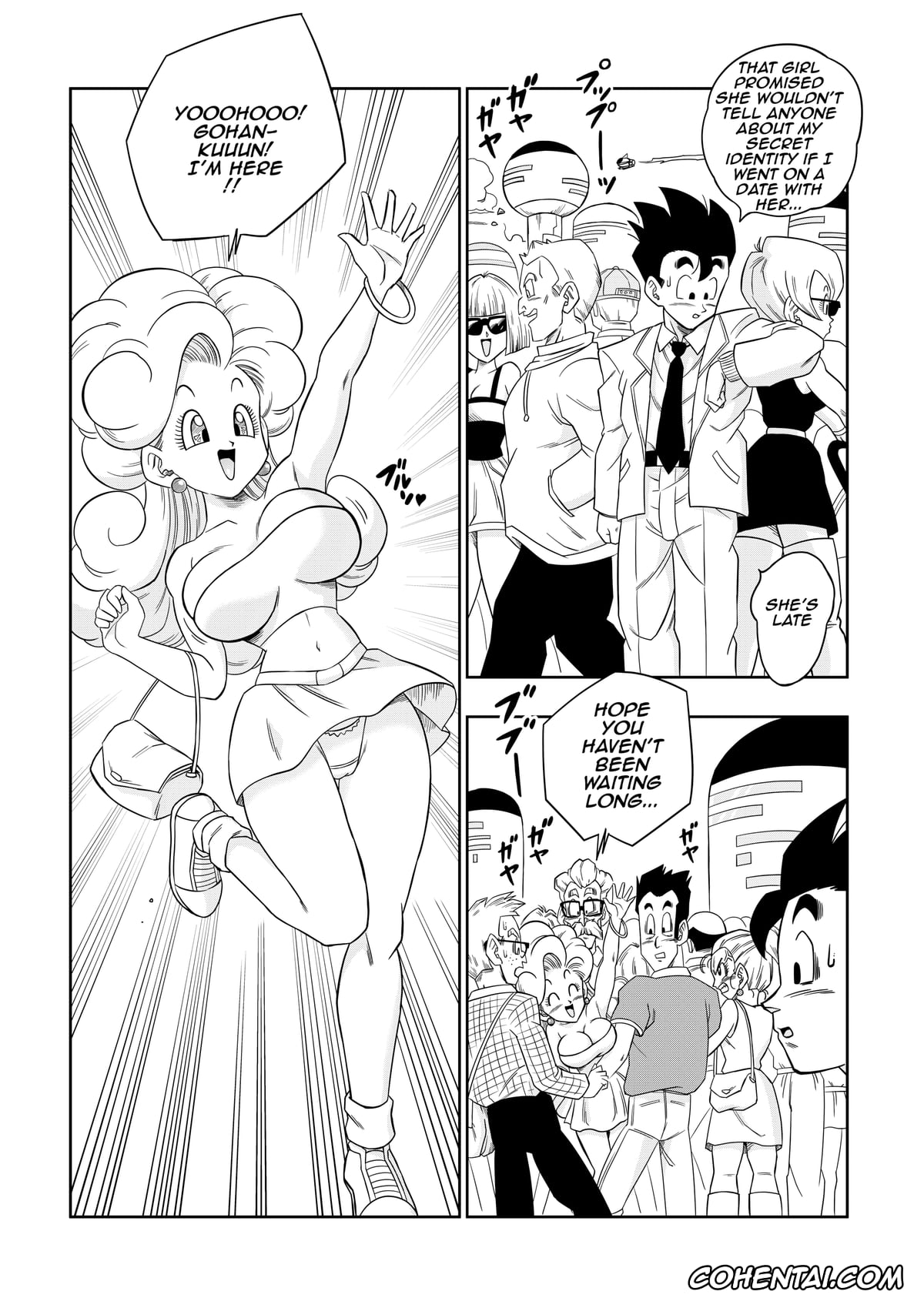 Dragon Ball Z xxx, Angela xxx, Bulma Briefs xxx, Erasa xxx, Son Gohan xxx, Videl xxx, LOVE TRIANGLE Z Part 6 (Dragon Ball Z), pagina 7