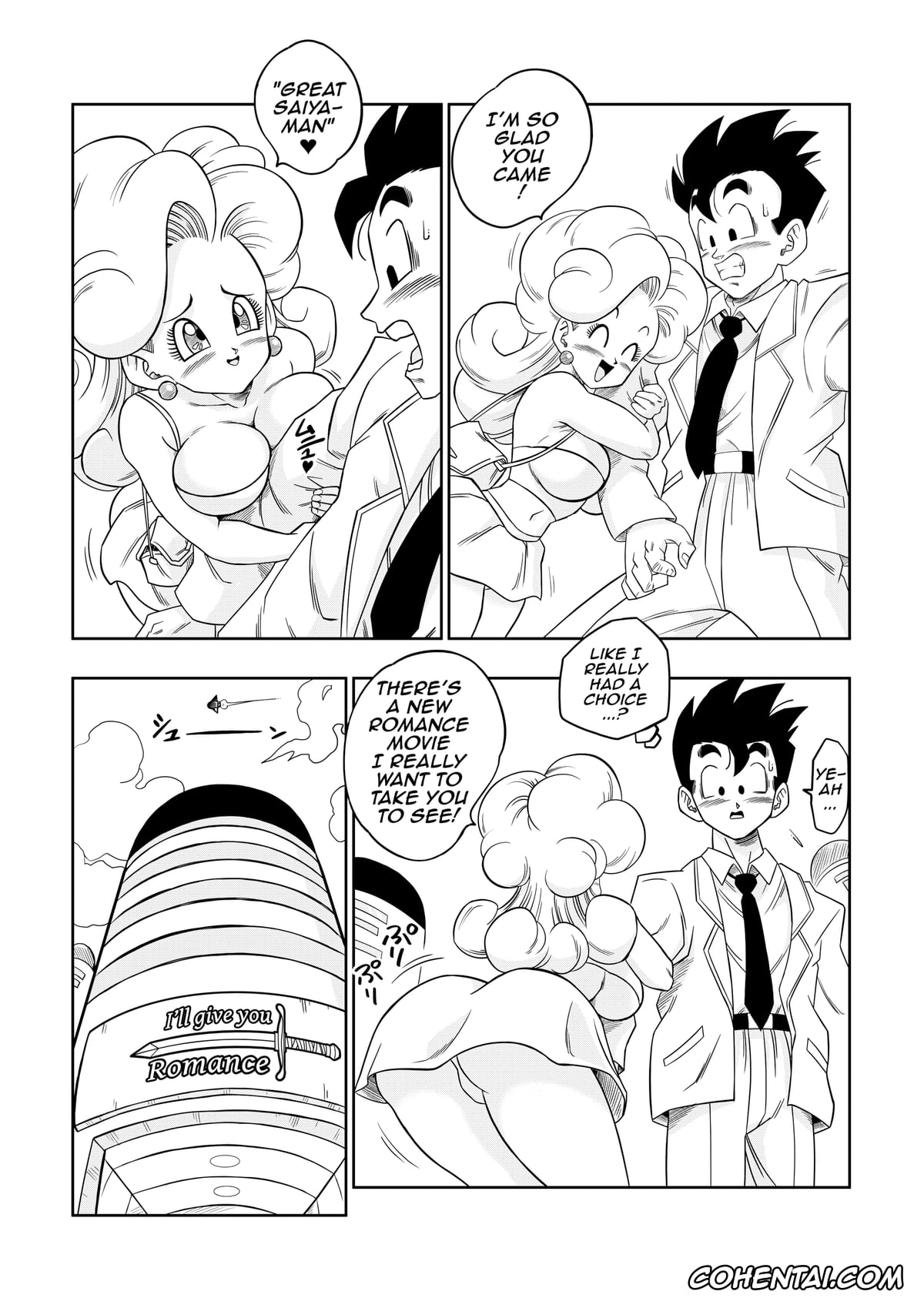 Dragon Ball Z porno, Angela porno, Bulma Briefs porno, Erasa porno, Son Gohan porno, Videl porno, LOVE TRIANGLE Z Part 6 (Dragon Ball Z), pagina 8