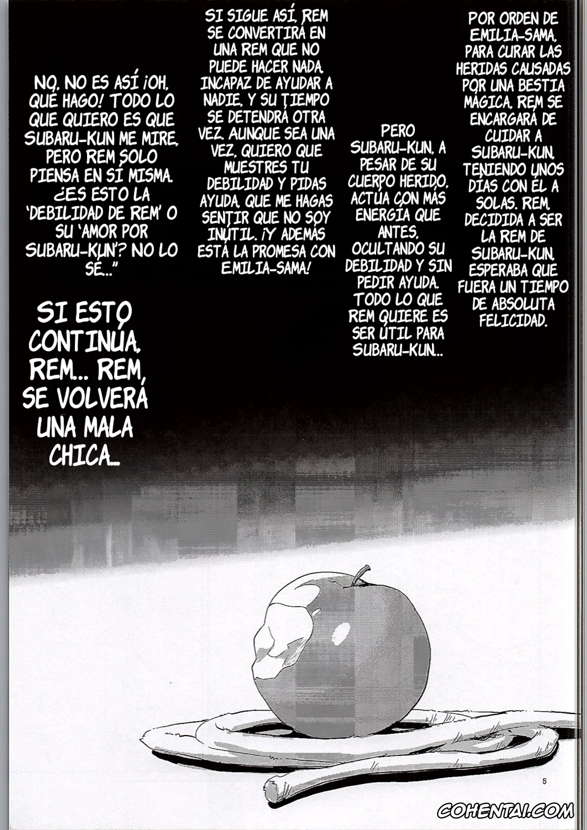 Re:Zero kara Hajimeru Isekai Seikatsu xxx, Rem xxx, Subaru Natsuki xxx, Rem wa Iya na Ko ni Natte Shimaimasu…. (Re:Zero Kara Hajimeru Isekai Seikatsu), pagina 4