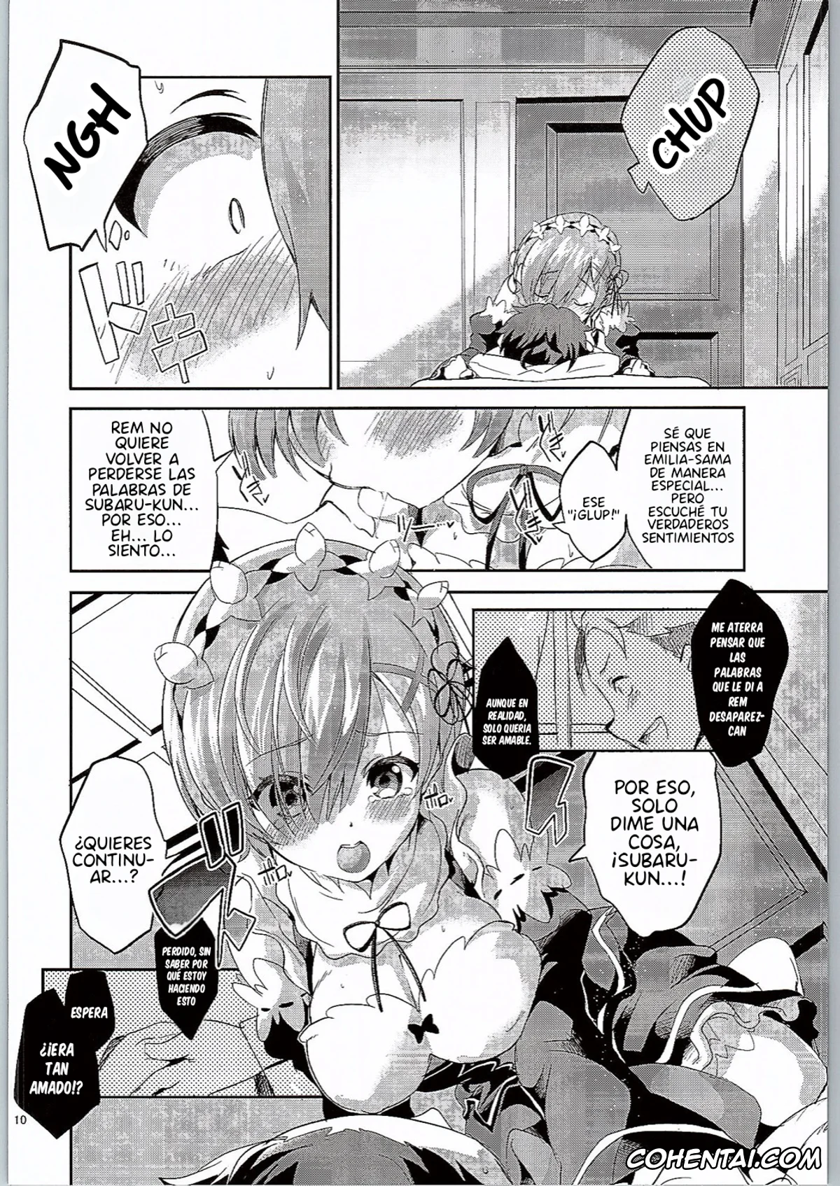 Re:Zero kara Hajimeru Isekai Seikatsu hentai, Rem hentai, Subaru Natsuki hentai, Rem wa Iya na Ko ni Natte Shimaimasu…. (Re:Zero Kara Hajimeru Isekai Seikatsu), pagina 9