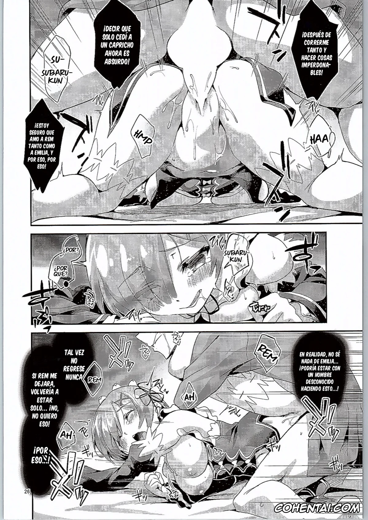 Re:Zero kara Hajimeru Isekai Seikatsu xxx, Rem xxx, Subaru Natsuki xxx, Rem wa Iya na Ko ni Natte Shimaimasu…. (Re:Zero Kara Hajimeru Isekai Seikatsu), pagina 25