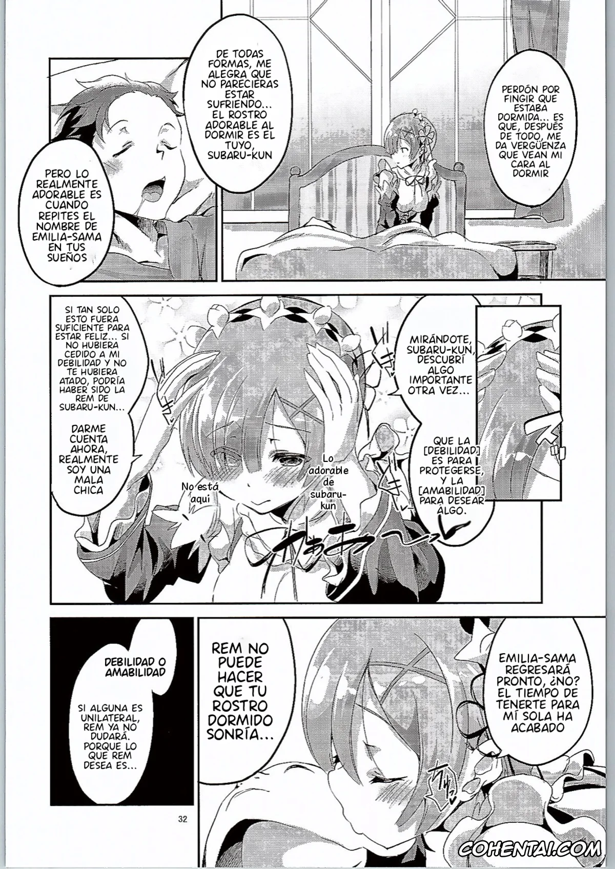 Re:Zero kara Hajimeru Isekai Seikatsu xxx, Rem xxx, Subaru Natsuki xxx, Rem wa Iya na Ko ni Natte Shimaimasu…. (Re:Zero Kara Hajimeru Isekai Seikatsu), pagina 31