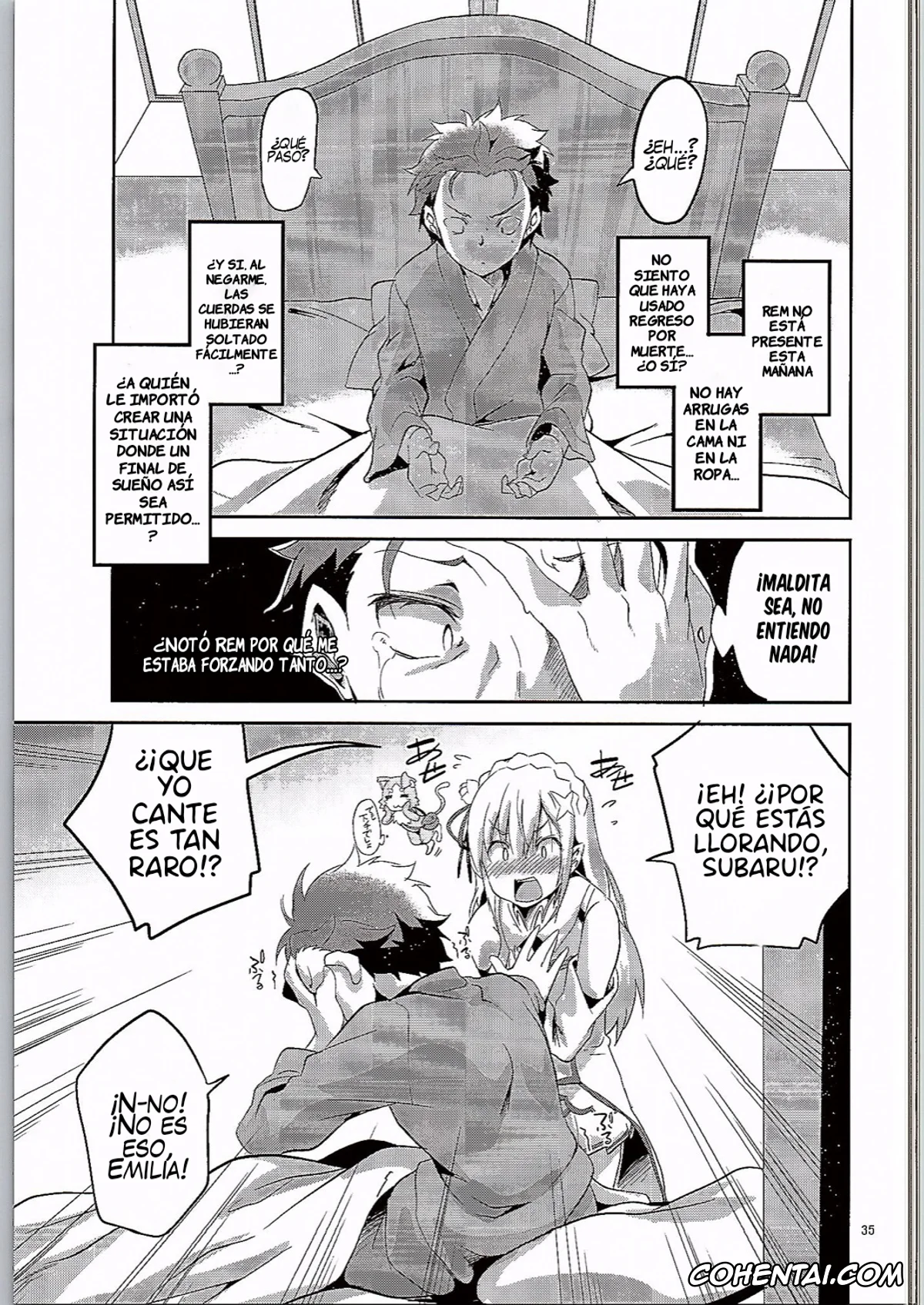 Re:Zero kara Hajimeru Isekai Seikatsu xxx, Rem xxx, Subaru Natsuki xxx, Rem wa Iya na Ko ni Natte Shimaimasu…. (Re:Zero Kara Hajimeru Isekai Seikatsu), pagina 34