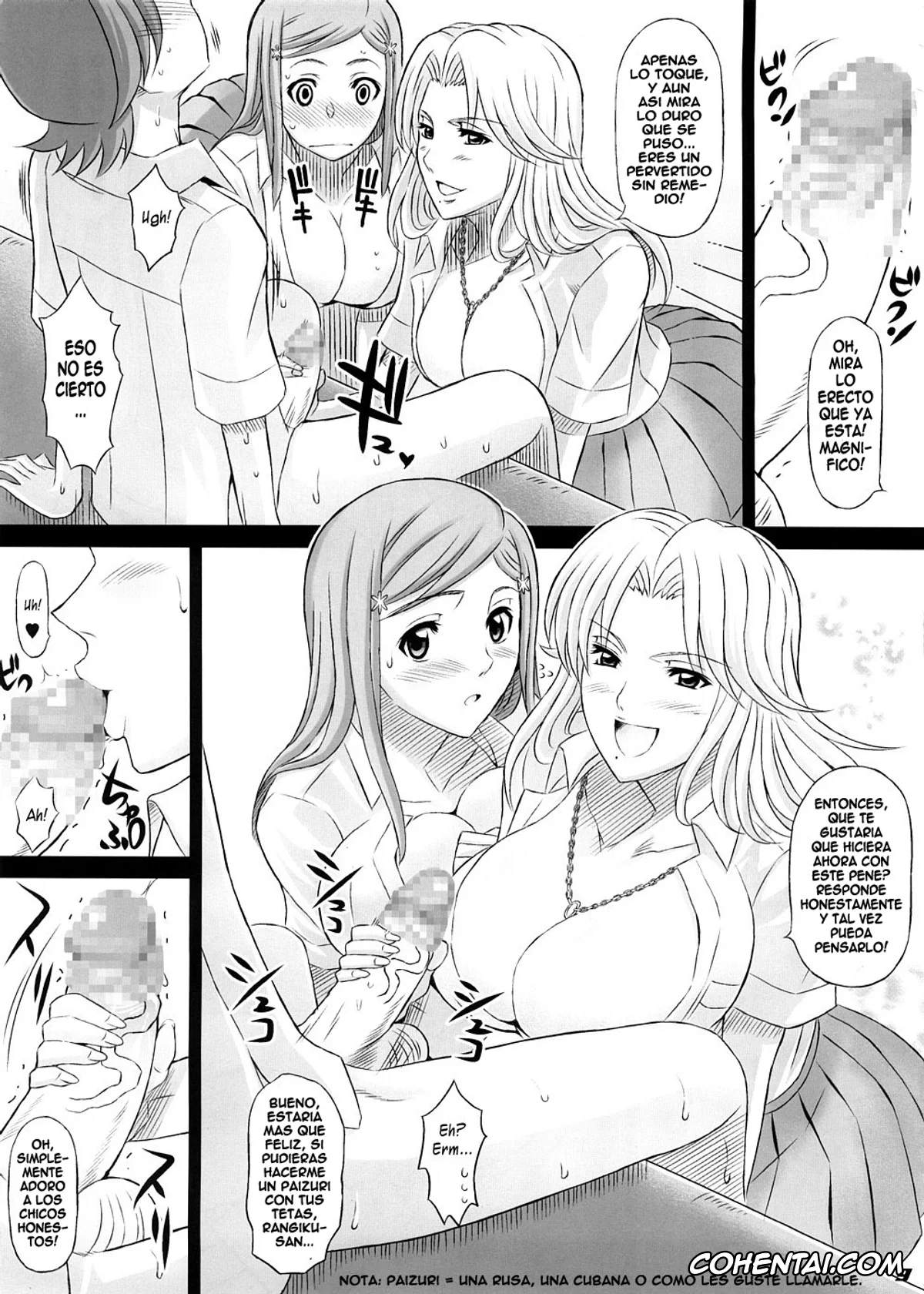 Bleach porno, Keigo Asano porno, Mizuiro Kojima porno, Orihime Inoue porno, Rangiku Matsumoto porno, BRICOLA 2 (Bleach), pagina 8