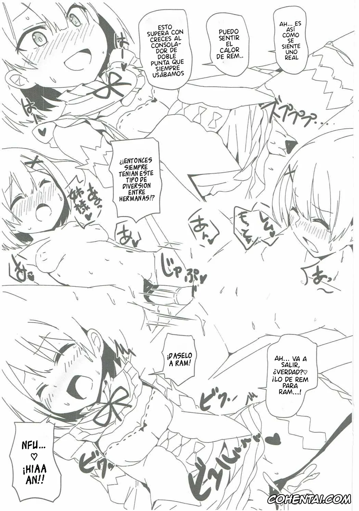 Re:Zero kara Hajimeru Isekai Seikatsu xxx, Emilia xxx, Ram xxx, Rem xxx, Subaru Natsuki xxx, C90 Kaijou Genteibon (Re:Zero kara Hajimeru Isekai Seikatsu), pagina 7