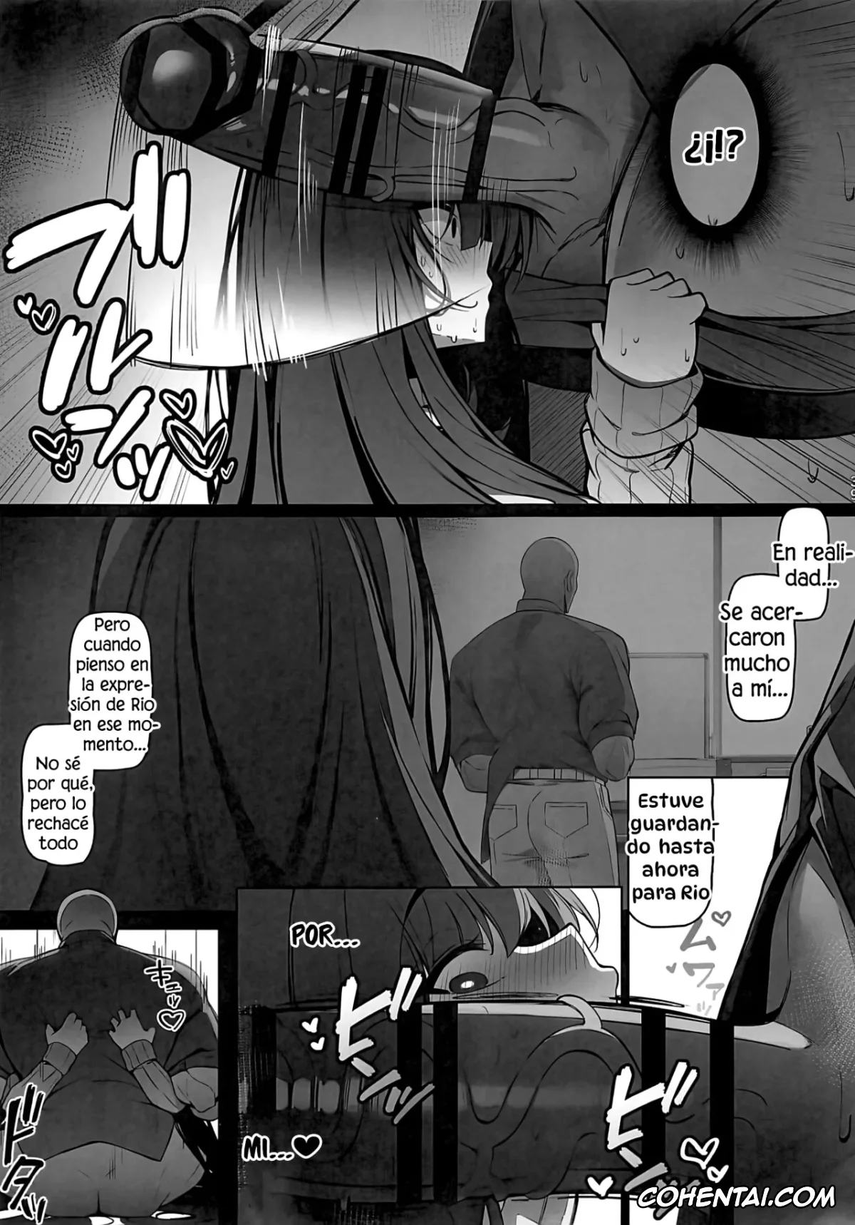Blue Archive porno, Rio Tsukatsuki porno, Sensei porno, Rio wa Shitto Suru (Blue Archive), pagina 38