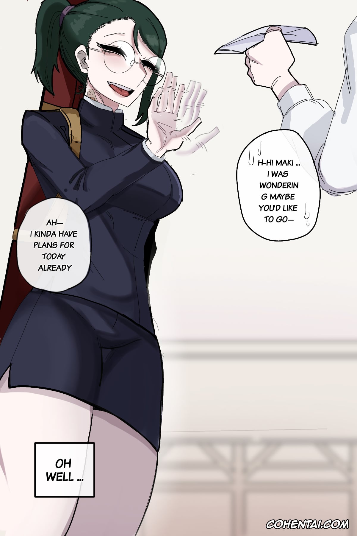Jujutsu Kaisen xxx, Maki Zenin xxx, Satoru Gojo xxx, Maki (Jujutsu Kaisen), pagina 1