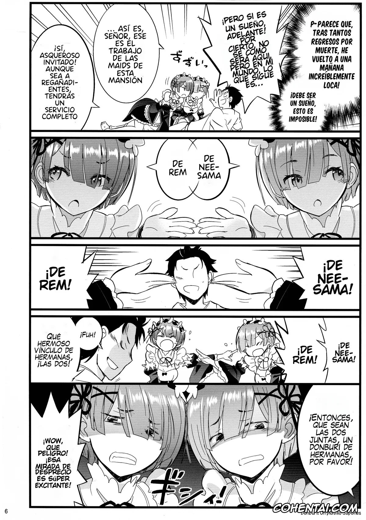 Re:Zero kara Hajimeru Isekai Seikatsu porno, Ram porno, Rem porno, Subaru Natsuki porno, Maid-san kara Hajimeru Isekai Seikatsu Soushuuhen (Re:Zero kara Hajimeru Isekai Seikatsu), pagina 5