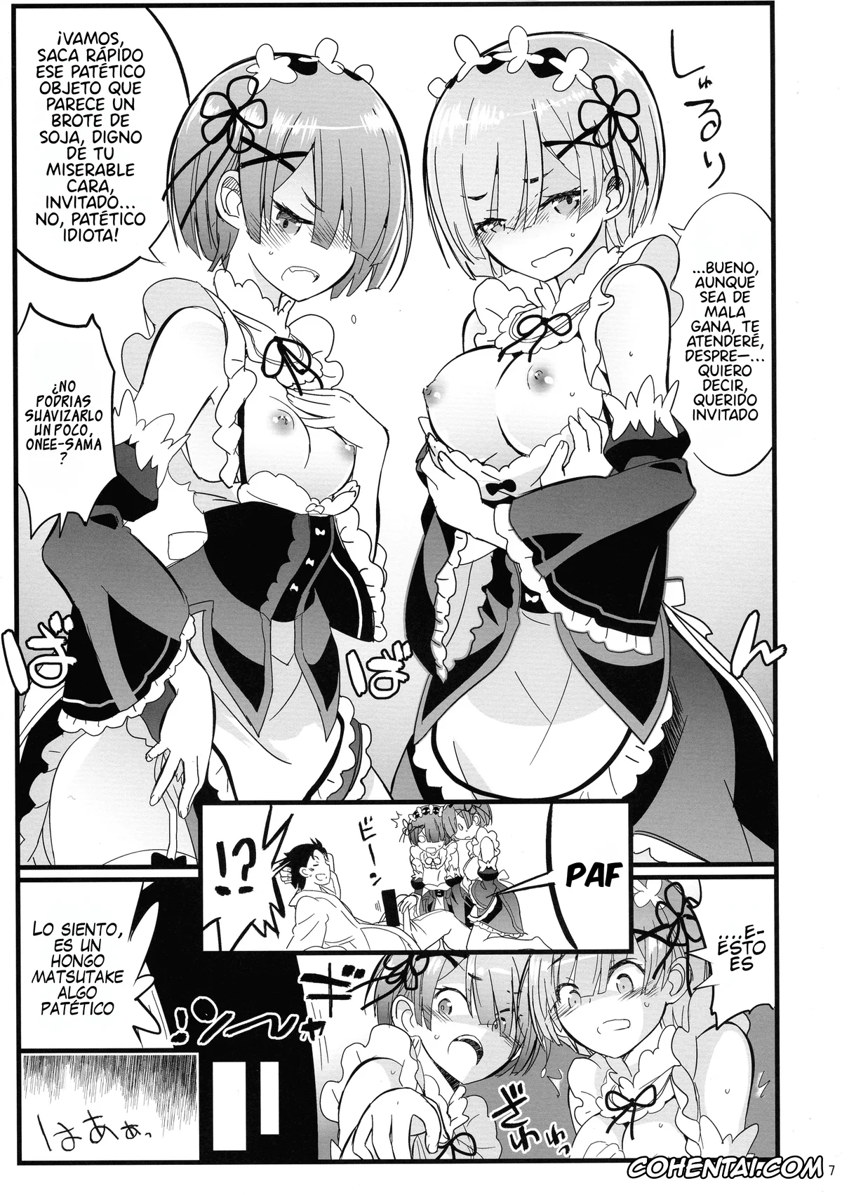 Re:Zero kara Hajimeru Isekai Seikatsu hentai, Ram hentai, Rem hentai, Subaru Natsuki hentai, Maid-san kara Hajimeru Isekai Seikatsu Soushuuhen (Re:Zero kara Hajimeru Isekai Seikatsu), pagina 6