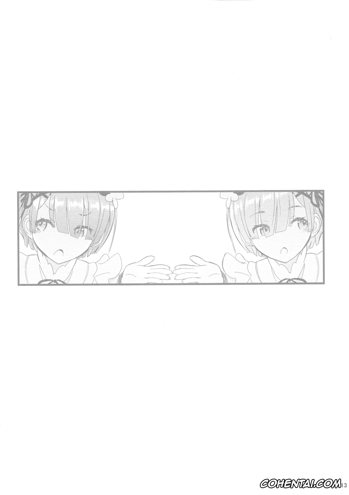 Re:Zero kara Hajimeru Isekai Seikatsu hentai, Ram hentai, Rem hentai, Subaru Natsuki hentai, Maid-san kara Hajimeru Isekai Seikatsu Soushuuhen (Re:Zero kara Hajimeru Isekai Seikatsu), pagina 12