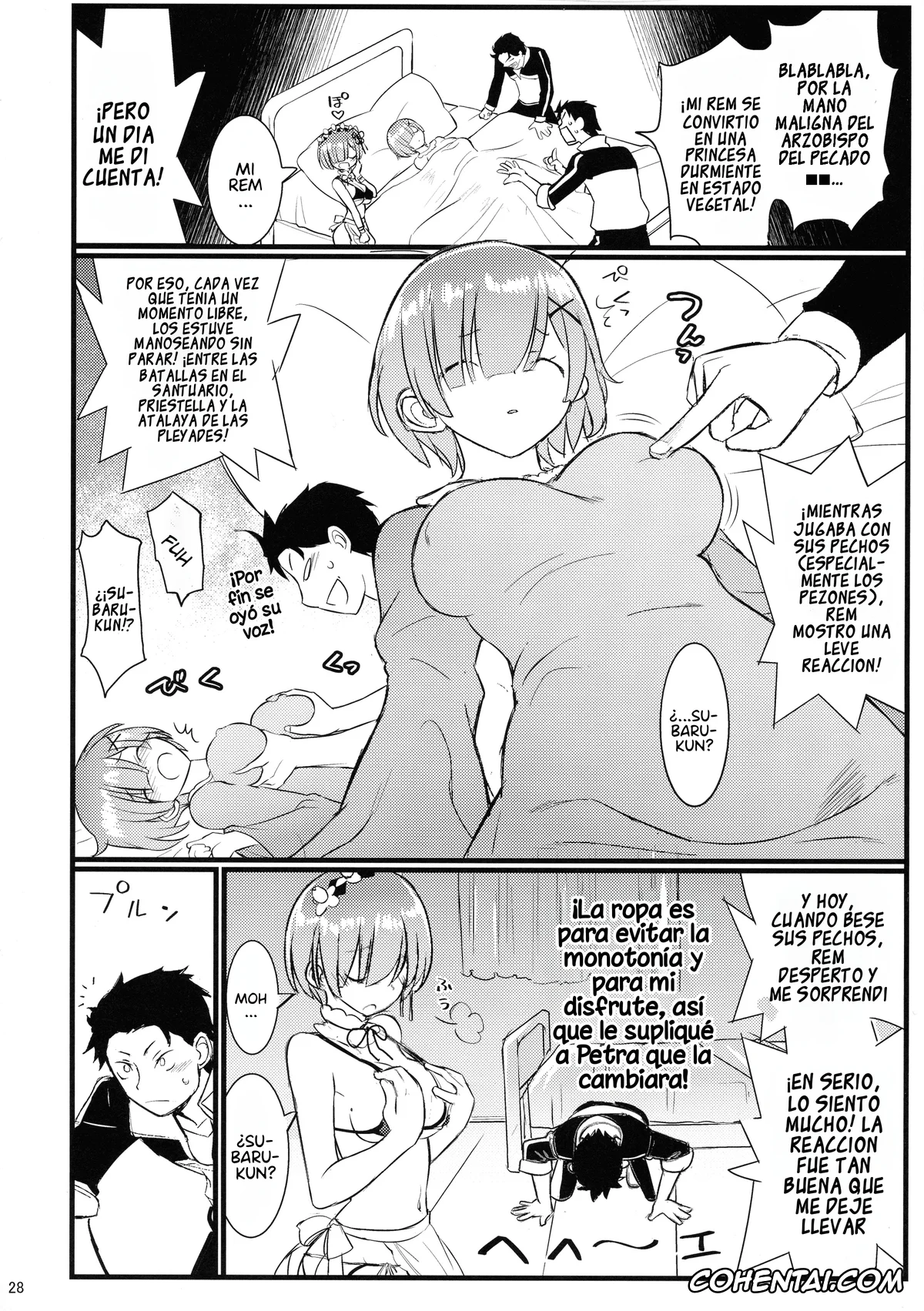 Re:Zero kara Hajimeru Isekai Seikatsu hentai, Ram hentai, Rem hentai, Subaru Natsuki hentai, Maid-san kara Hajimeru Isekai Seikatsu Soushuuhen (Re:Zero kara Hajimeru Isekai Seikatsu), pagina 27