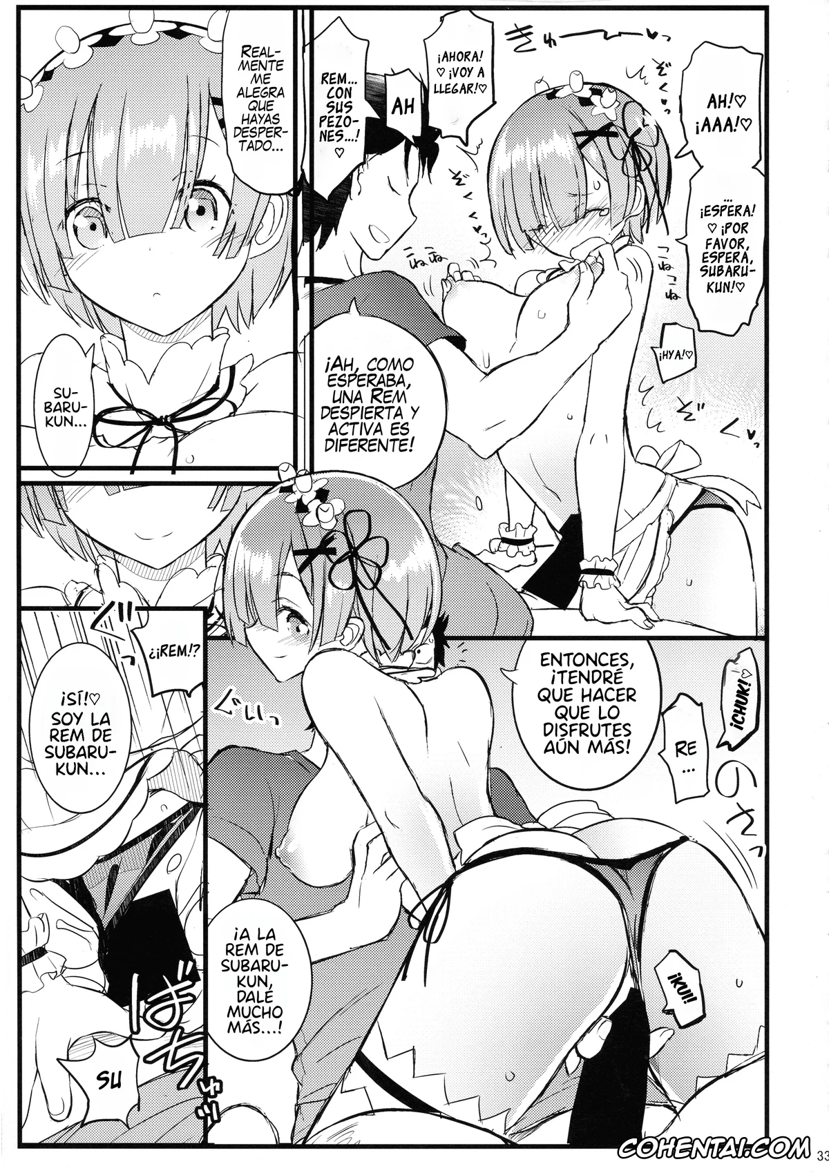 Re:Zero kara Hajimeru Isekai Seikatsu porno, Ram porno, Rem porno, Subaru Natsuki porno, Maid-san kara Hajimeru Isekai Seikatsu Soushuuhen (Re:Zero kara Hajimeru Isekai Seikatsu), pagina 32