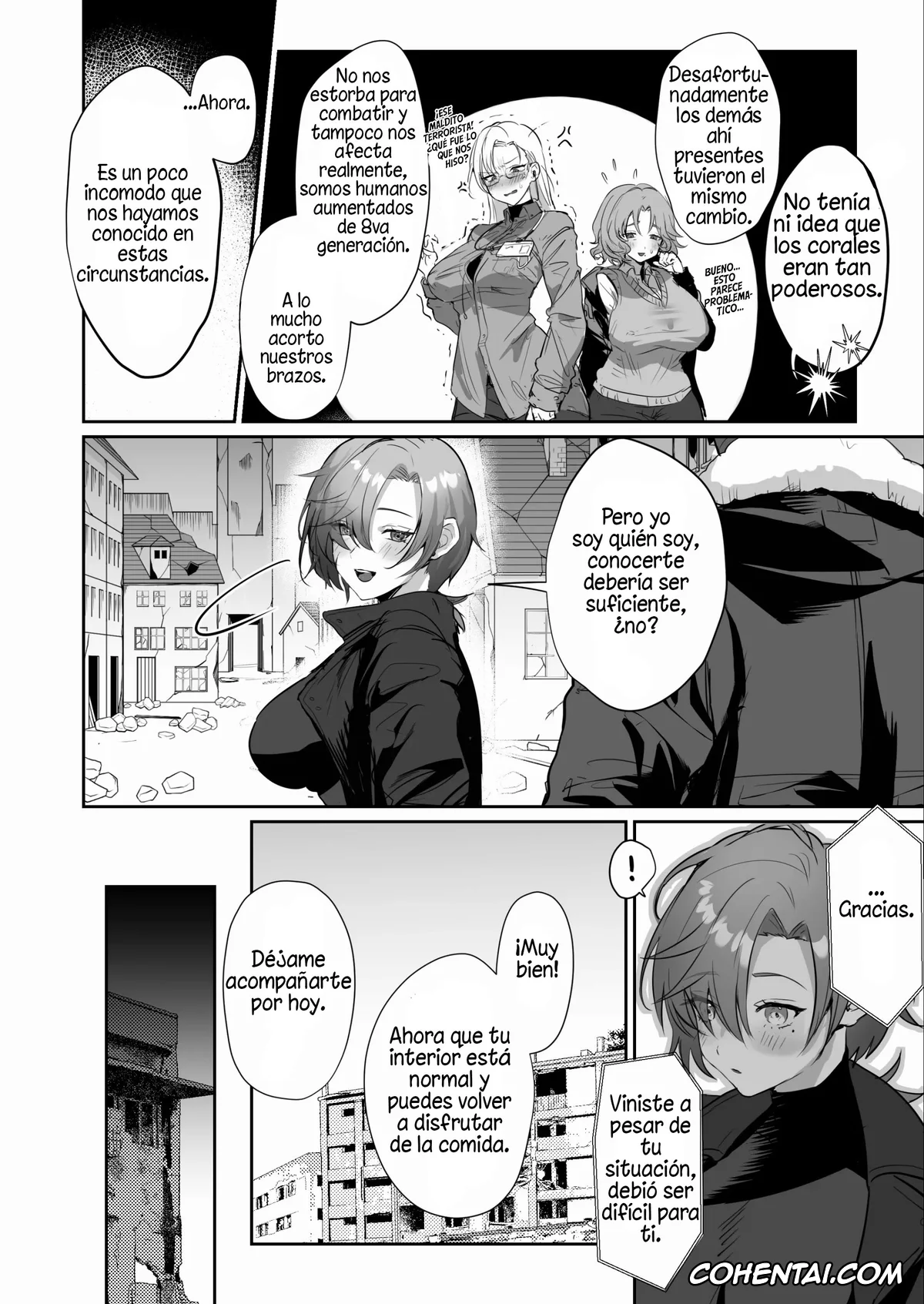 Armored Core porno, Coral no Megumi de Nyotaika Shita Senyuu to xxx Suru Hon (ARMORED CORE VI), pagina 5