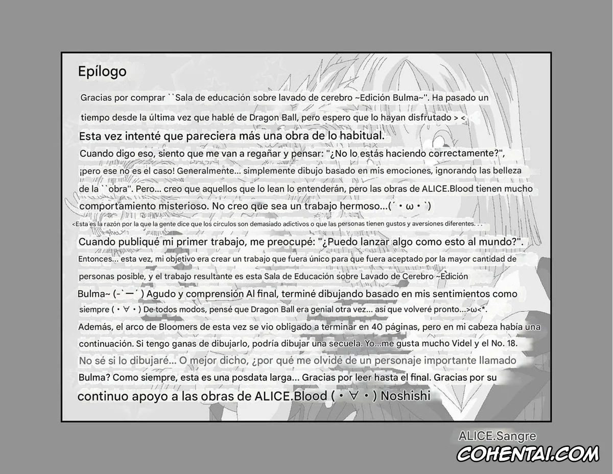 Dragon Ball hentai, Dragon Ball Z hentai, Bulma Briefs hentai, Sennou Kyouikushitsu ~Bulma Hen~ (Dragon Ball Z), pagina 39