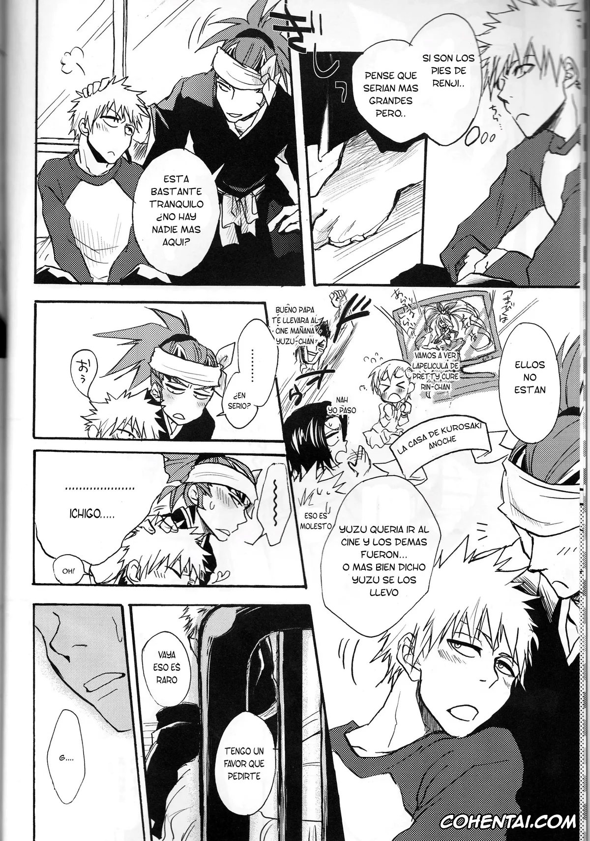 Bleach porno, Ichigo Kurosaki porno, Renji Abarai porno, I’m Screaming LOVE! (BLEACH), pagina 8