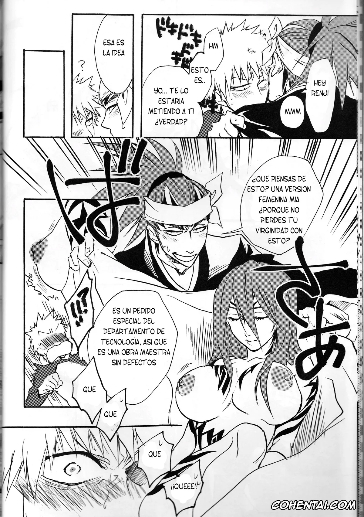 Bleach xxx, Ichigo Kurosaki xxx, Renji Abarai xxx, I’m Screaming LOVE! (BLEACH), pagina 10