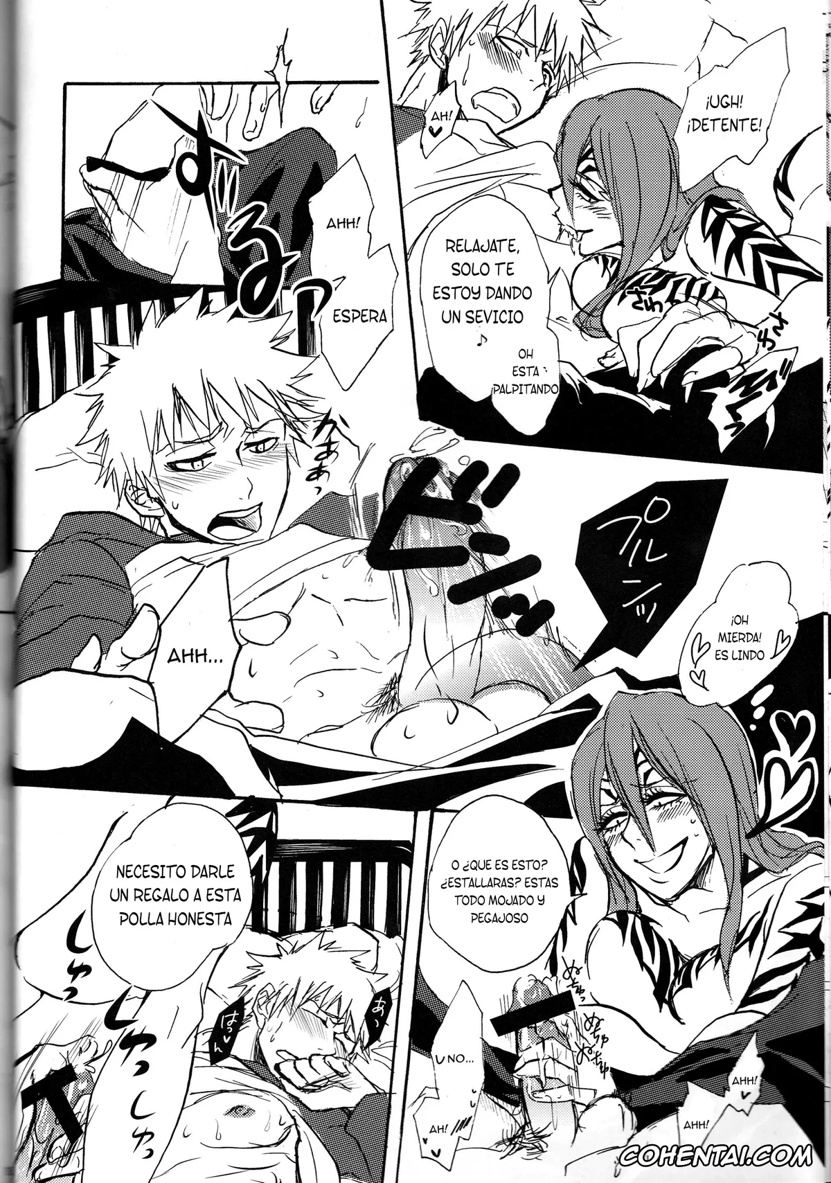 Bleach porno, Ichigo Kurosaki porno, Renji Abarai porno, I’m Screaming LOVE! (BLEACH), pagina 14