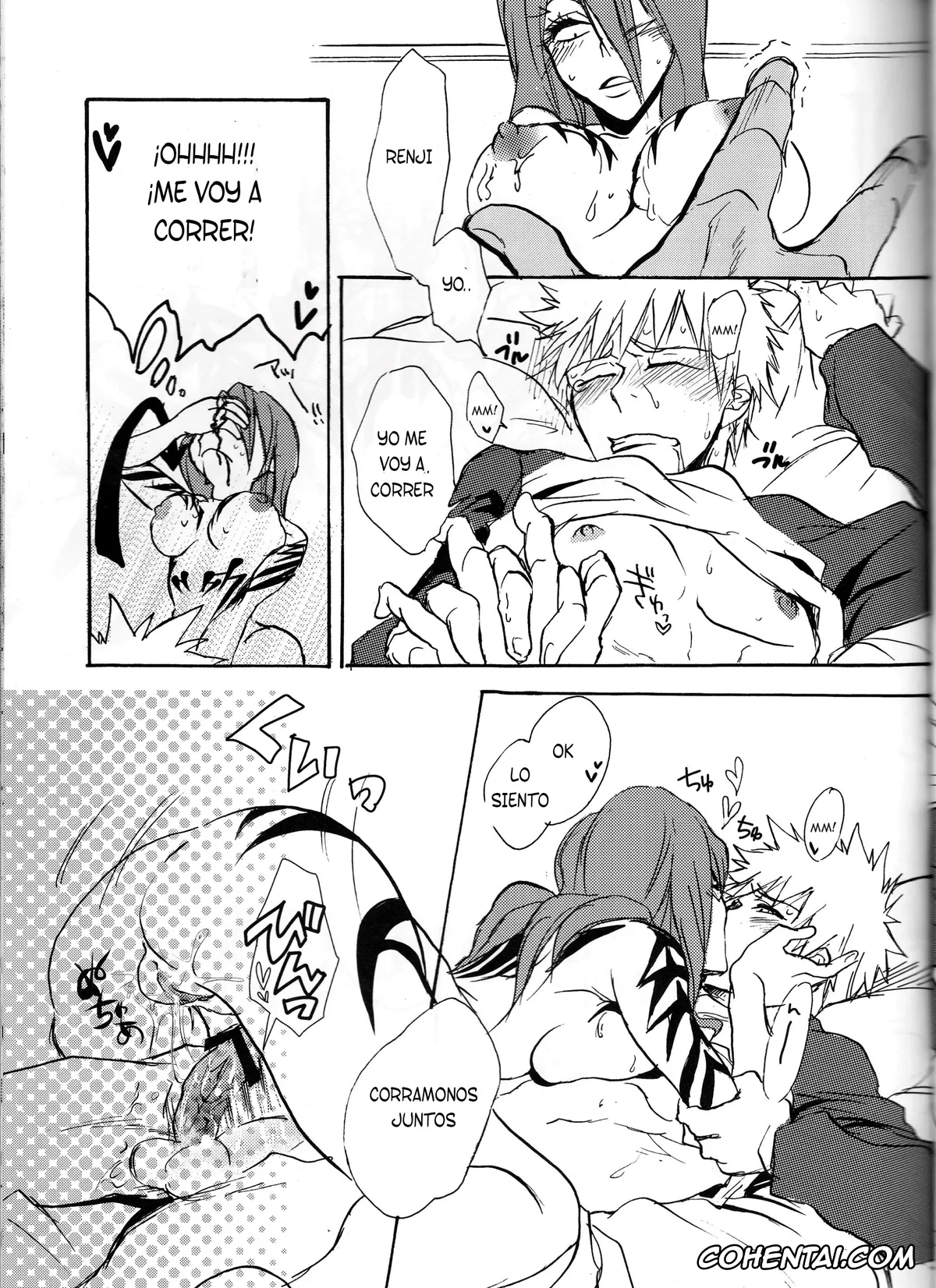 Bleach xxx, Ichigo Kurosaki xxx, Renji Abarai xxx, I’m Screaming LOVE! (BLEACH), pagina 19