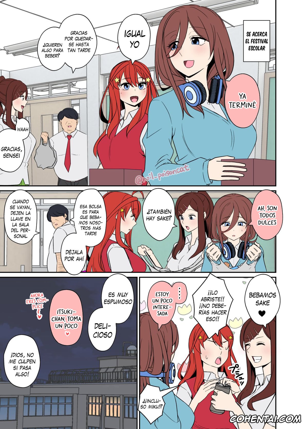 Gotoubun No Hanayome | The Quintessential Quintuplets porno, Miku Nakano porno, Yotta Nakano Miku ni Warui Koto o Suru Hanashi (Gotoubun no Hanayome), pagina 2