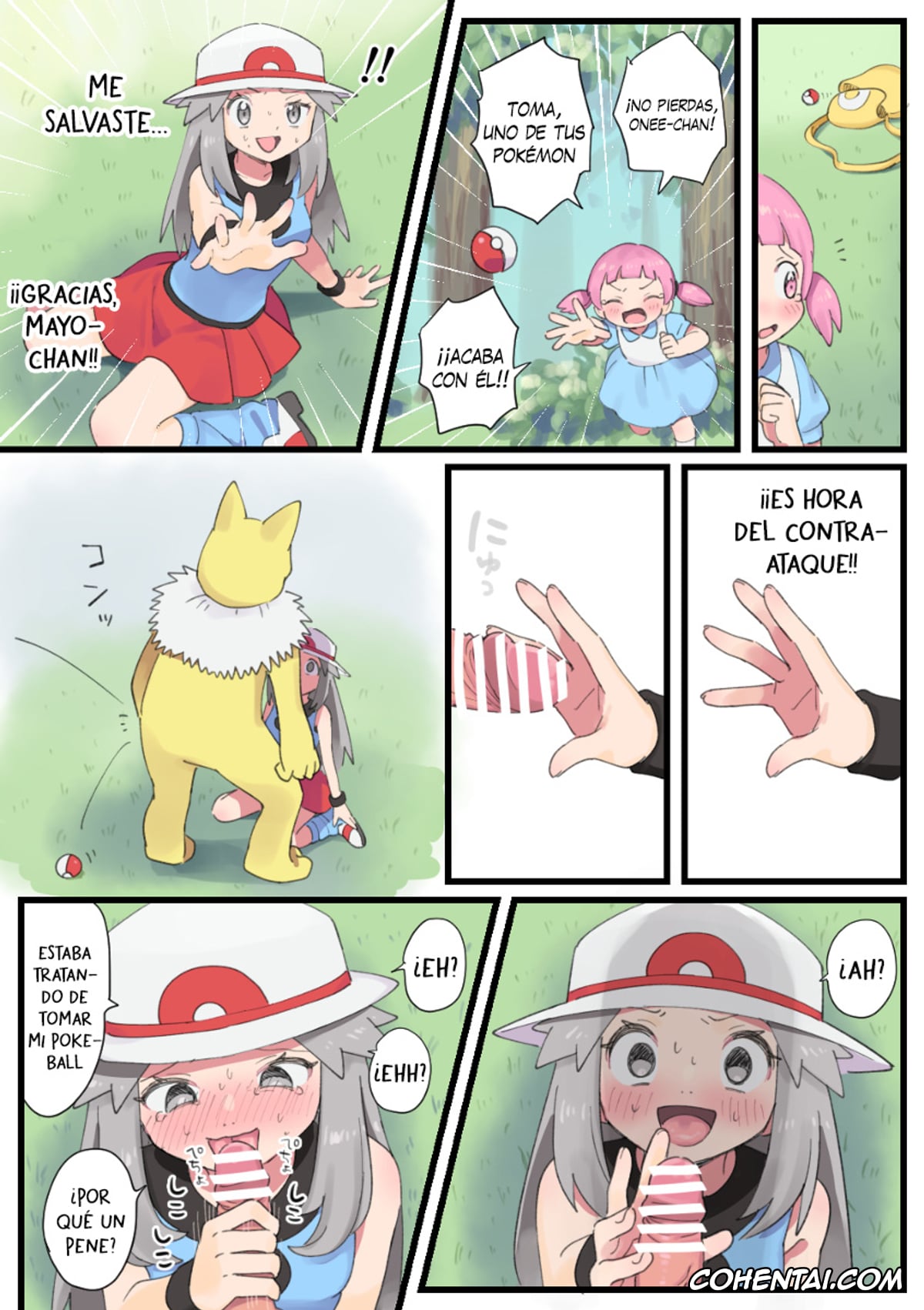 Pokemon | Pocket Monsters porno, Hypno porno, Leaf porno, Mayo-Chan Wo Tasuke Ni Itte Roriipaa Ni Saimin Reipu Sareru Riifu (Pokémon), pagina 2