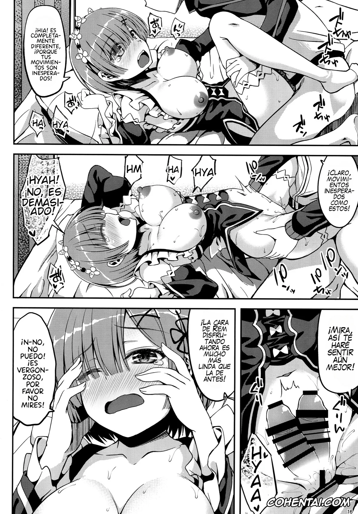 Re:Zero kara Hajimeru Isekai Seikatsu hentai, Rem hentai, Subaru Natsuki hentai, Zero kara Hajimeru Rem to no Sei Seikatsu (Re:Zero kara Hajimeru Isekai Seikatsu), pagina 15