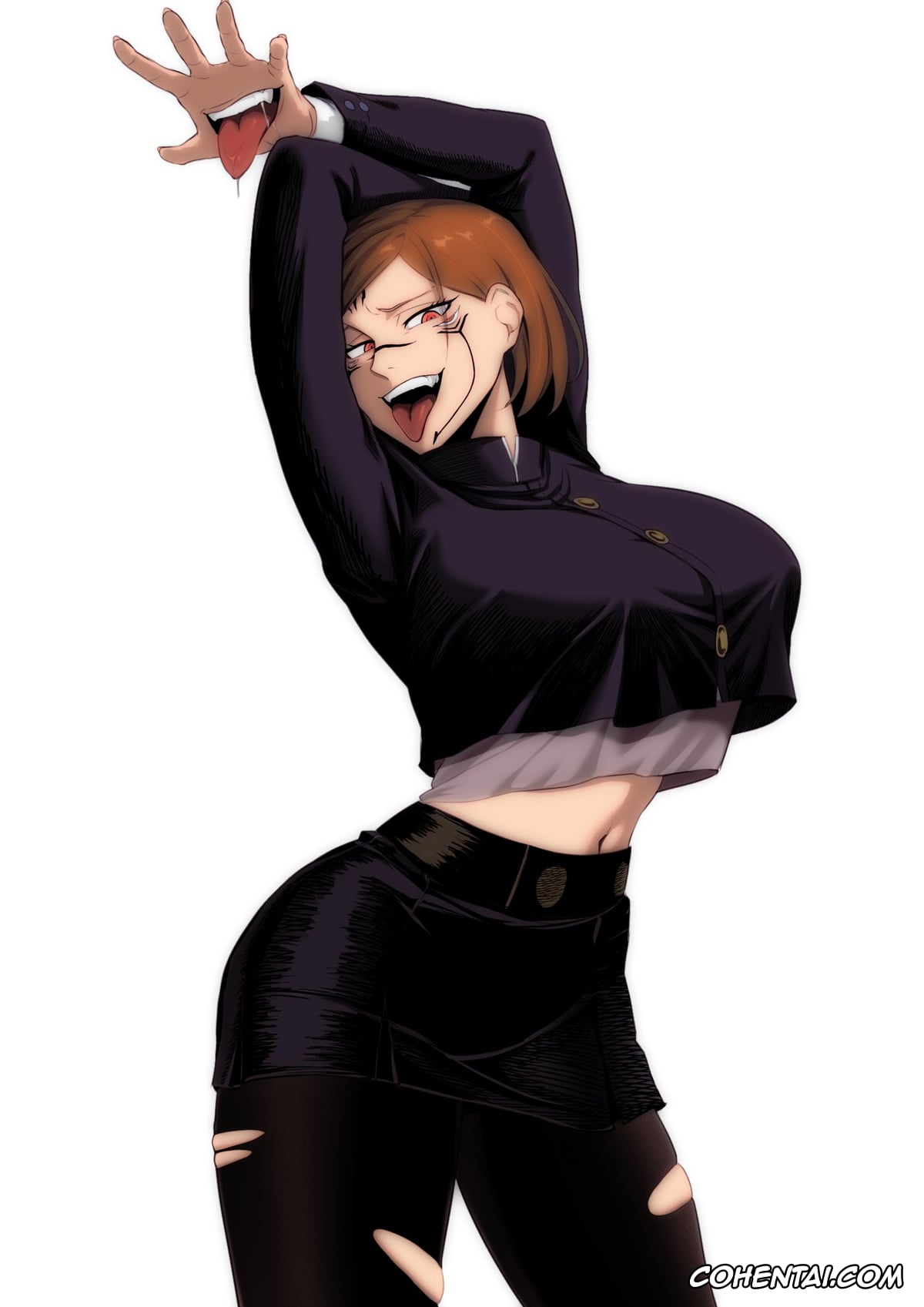 Jujutsu Kaisen xxx, Nobara Kugisaki xxx, Sukuna xxx, Yuuji Itadori xxx, Bad Nobara (Jujutsu Kaisen), pagina 1