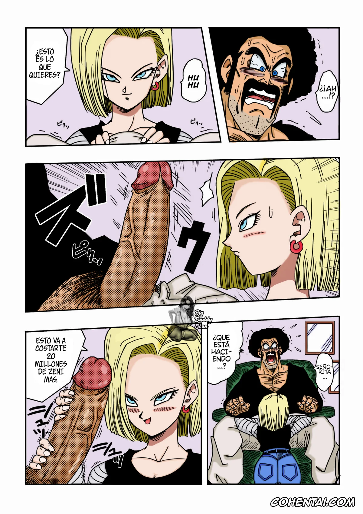 Dragon Ball Z porno, Android 18 porno, Mister Satan porno, Mr. Satan vs Android 18 (Dragon Ball Z), pagina 5