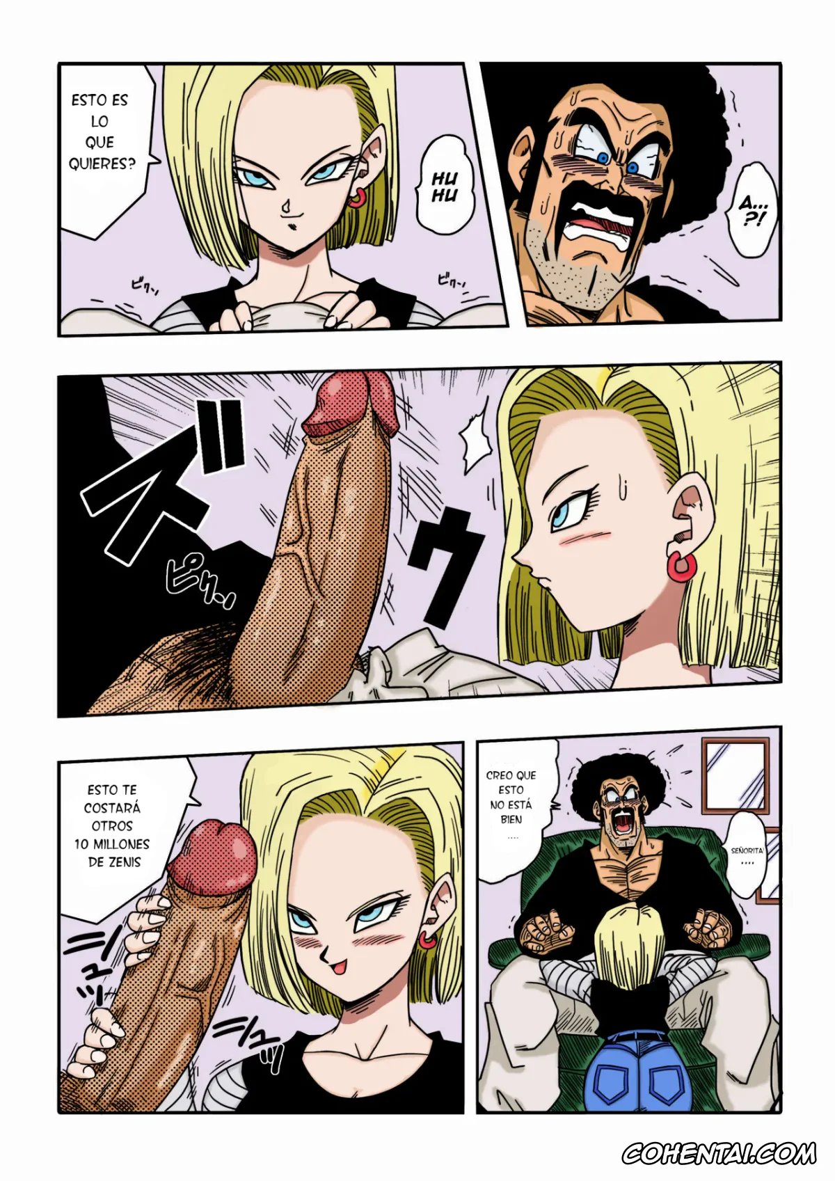 Dragon Ball Z porno, Android 18 porno, Mister Satan porno, Mr. Satan vs Android 18 (Dragon Ball Z), pagina 5