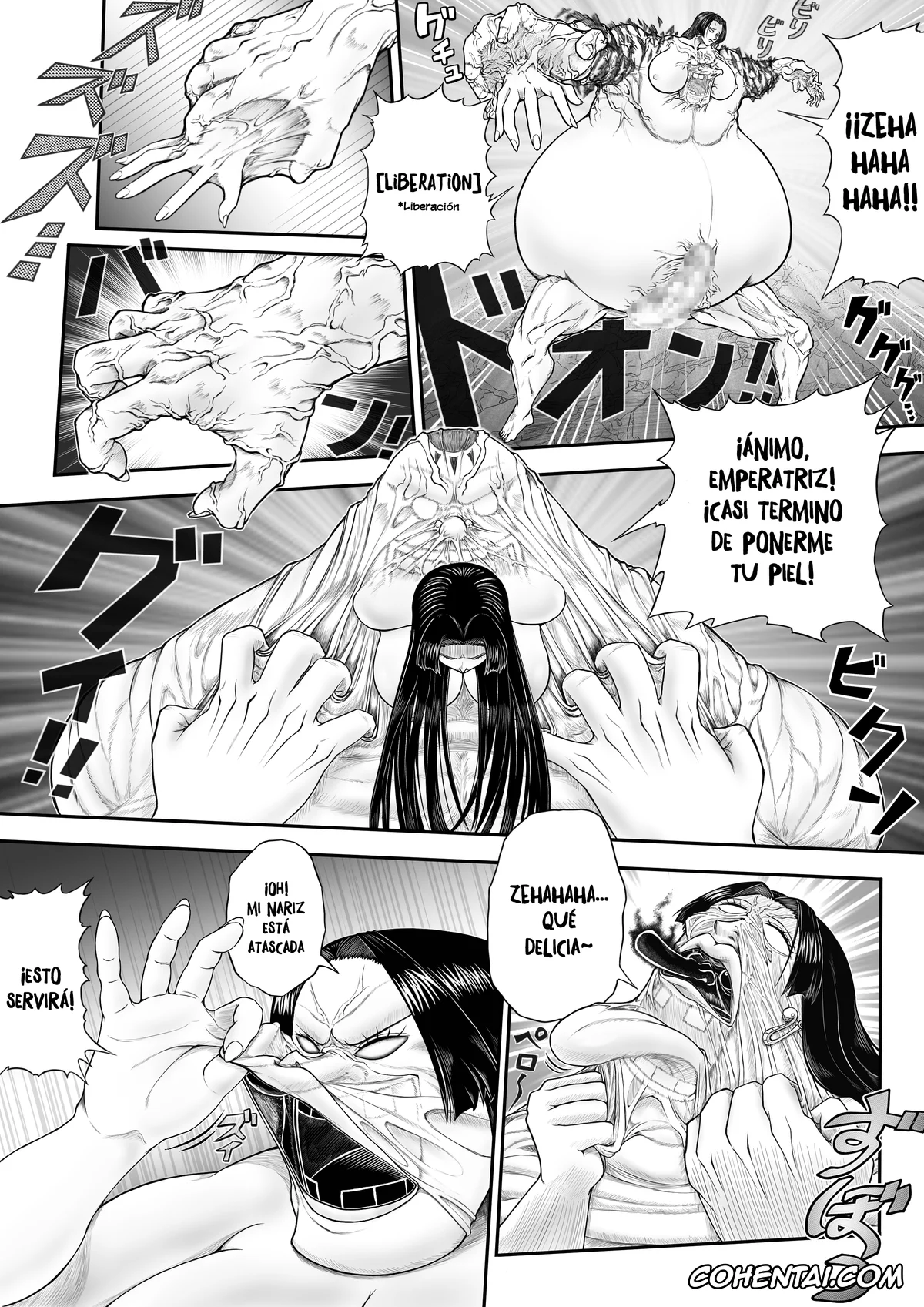 One Piece hentai, Boa Hancock hentai, Marshall D. Teach | Blackbeard hentai, Black incarnation (One Piece), pagina 6