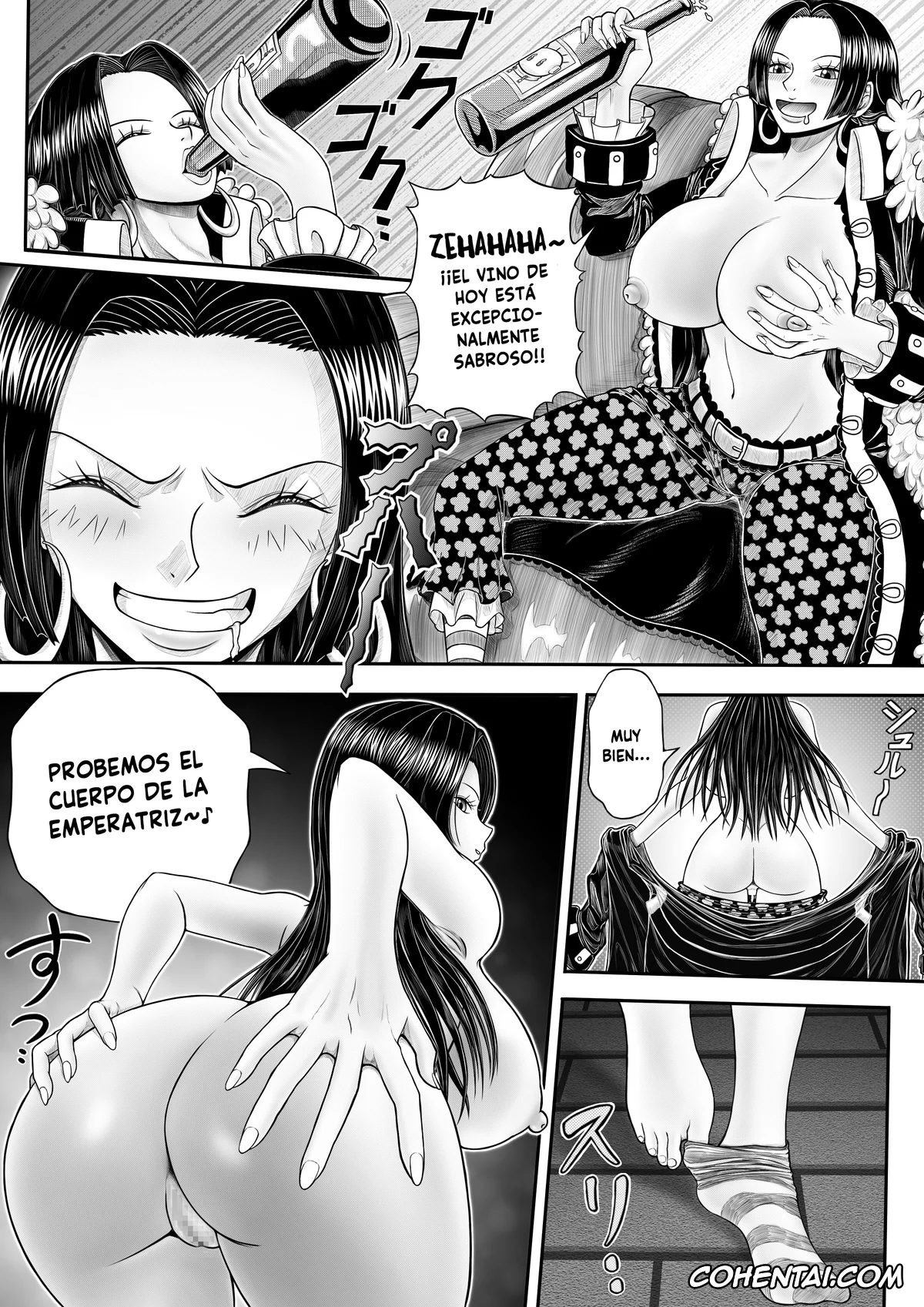 One Piece hentai, Boa Hancock hentai, Marshall D. Teach | Blackbeard hentai, Black incarnation (One Piece), pagina 12