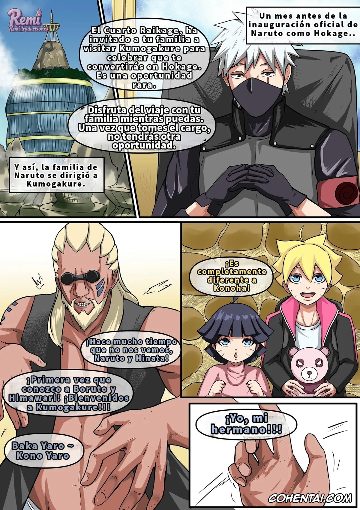 NARUTO porno, Fourth Raikage porno, Naruto Uzumaki porno, NARUKO Part 1 (Naruto), pagina 2
