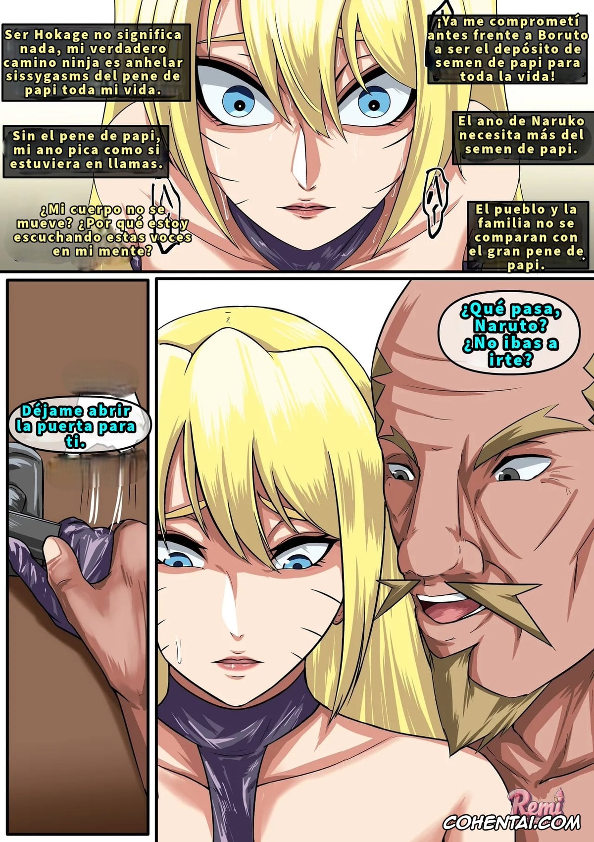 NARUTO porno, Fourth Raikage porno, Naruto Uzumaki porno, NARUKO Part 1 (Naruto), pagina 38