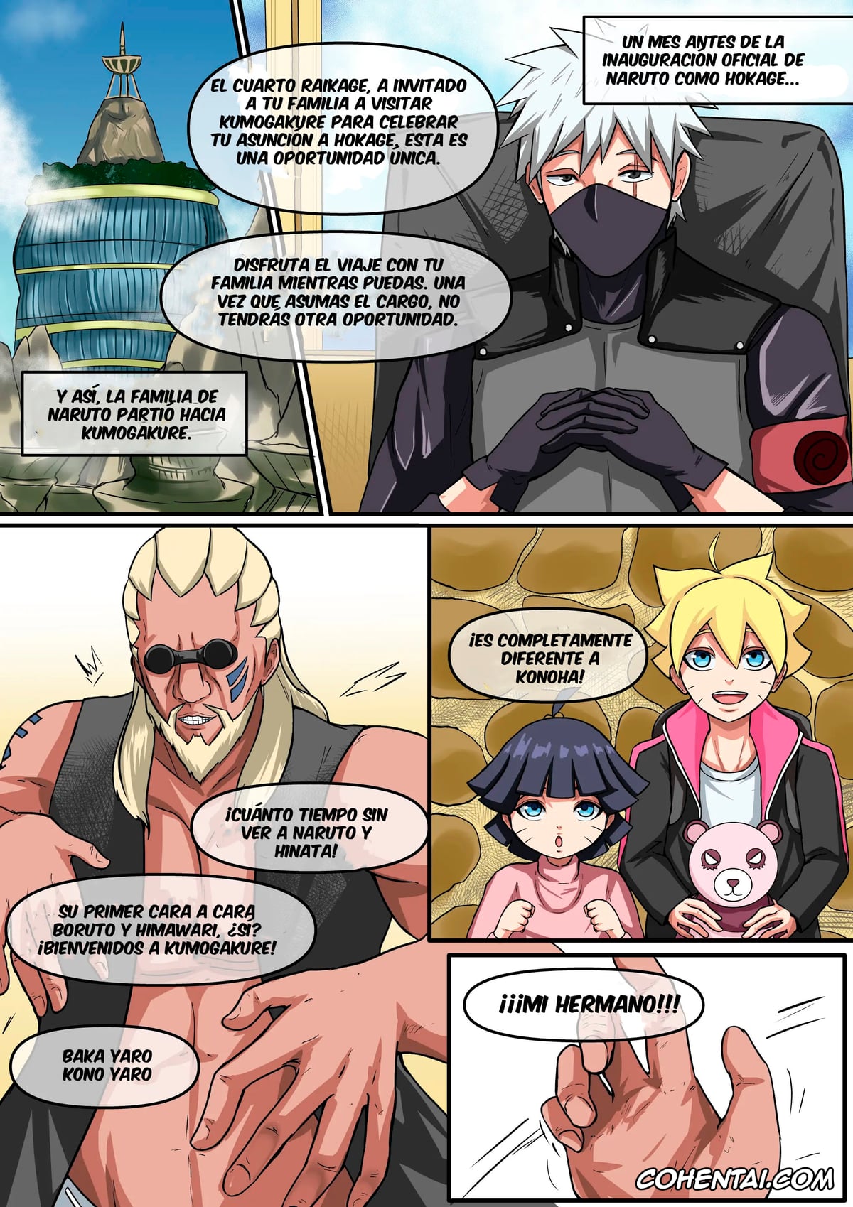 NARUTO porno, Fourth Raikage porno, Naruto Uzumaki porno, Naruko Ch.1 (Naruto), pagina 2