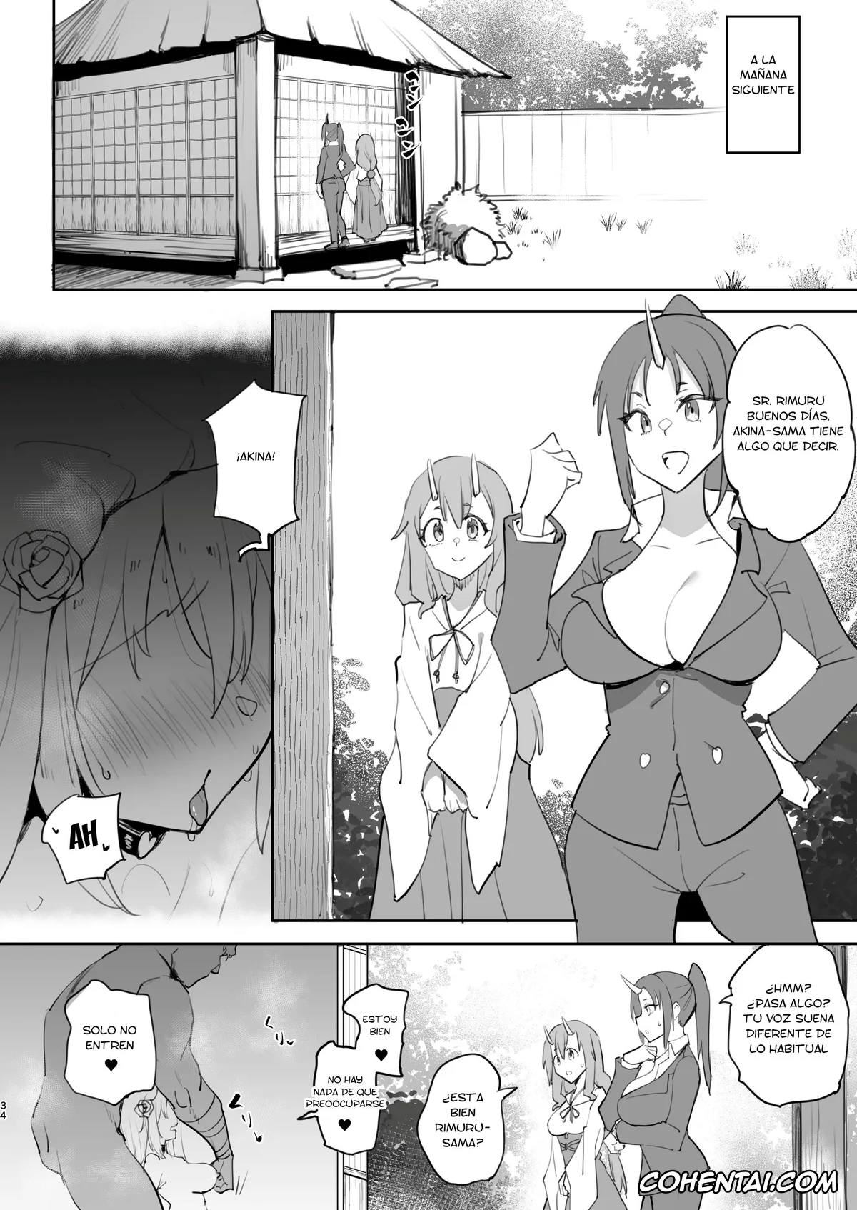 Tensei Shitara Slime datta Ken xxx, Geld xxx, Rigurd xxx, Rimuru Tempest xxx, Seitenkan Shitara Mesu Ochi Shita Ken (Tensei Shitara Slime Datta Ken), pagina 34