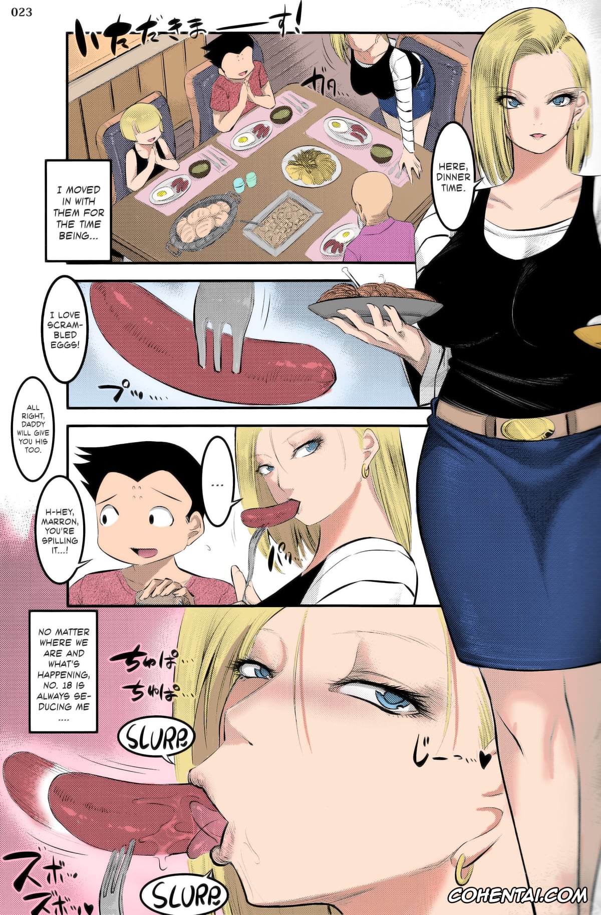 Dragon Ball Z xxx, Android 18 xxx, Master Roshi xxx, 18-gou ni Mainichi Muriyari Semen Shiboritorareru Hon (Dragon Ball Z), pagina 22
