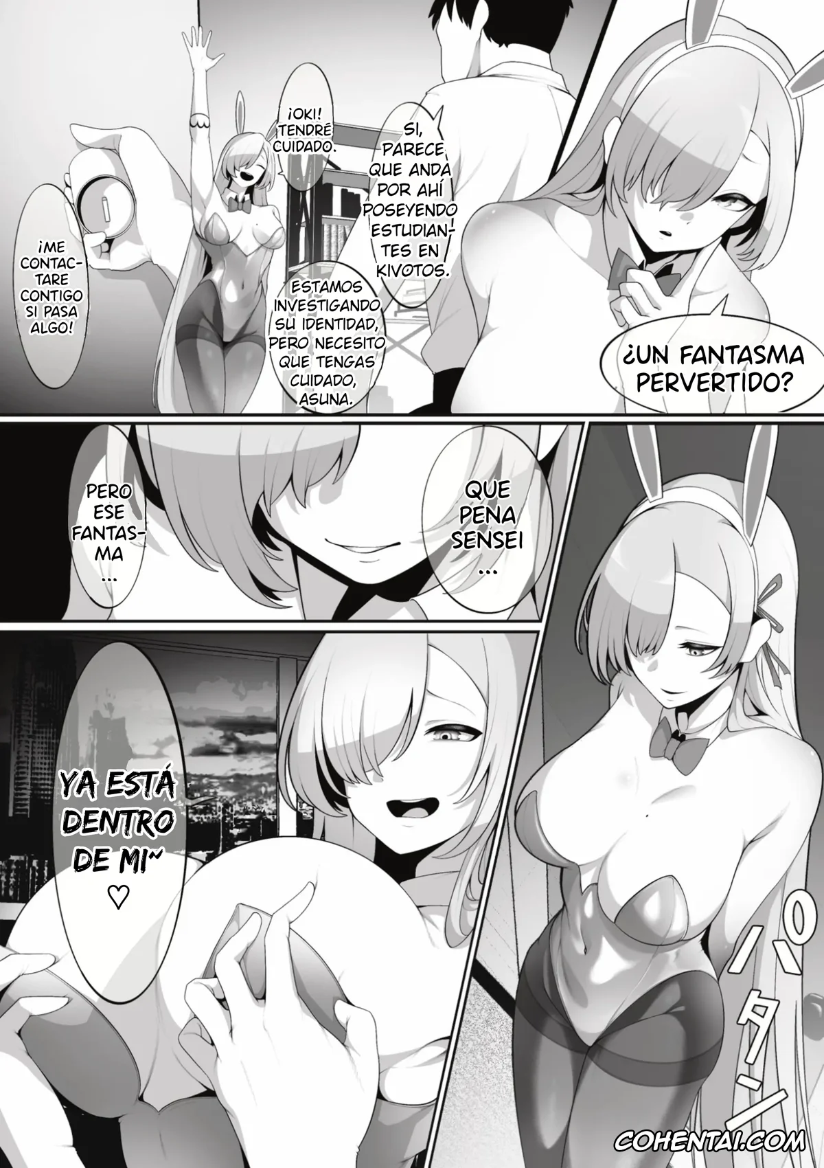 Blue Archive xxx, Asuna Ichinose xxx, Bunny Asuna Possessed (Retranslate), pagina 1