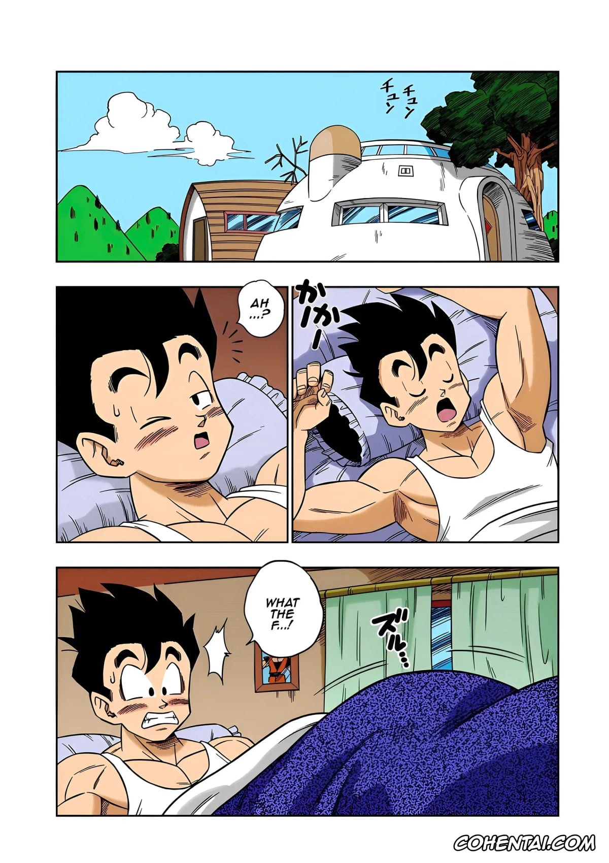 Dragon Ball Z hentai, Chi Chi hentai, Son Gohan hentai, LOVE TRIANGLE Z Part 5 (Dragon Ball Z), pagina 3