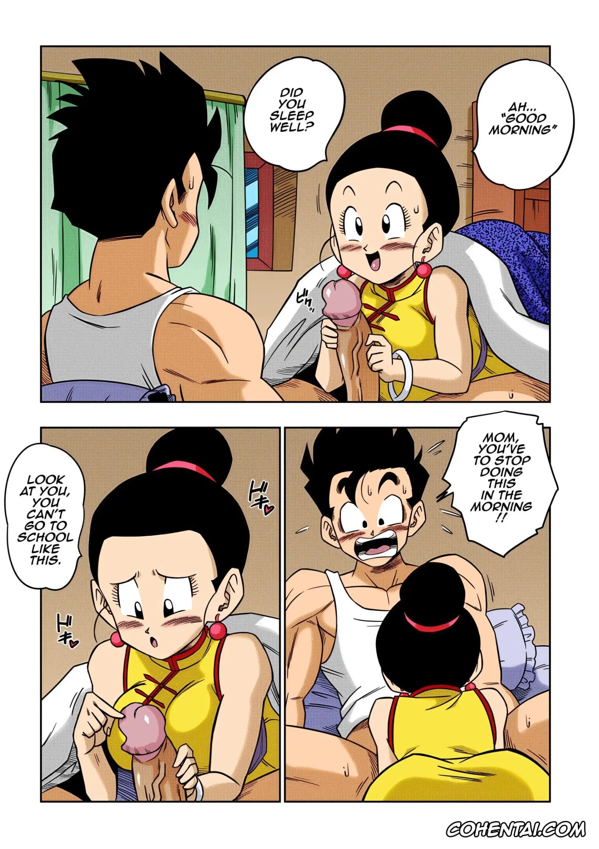 Dragon Ball Z xxx, Chi Chi xxx, Son Gohan xxx, LOVE TRIANGLE Z Part 5 (Dragon Ball Z), pagina 4