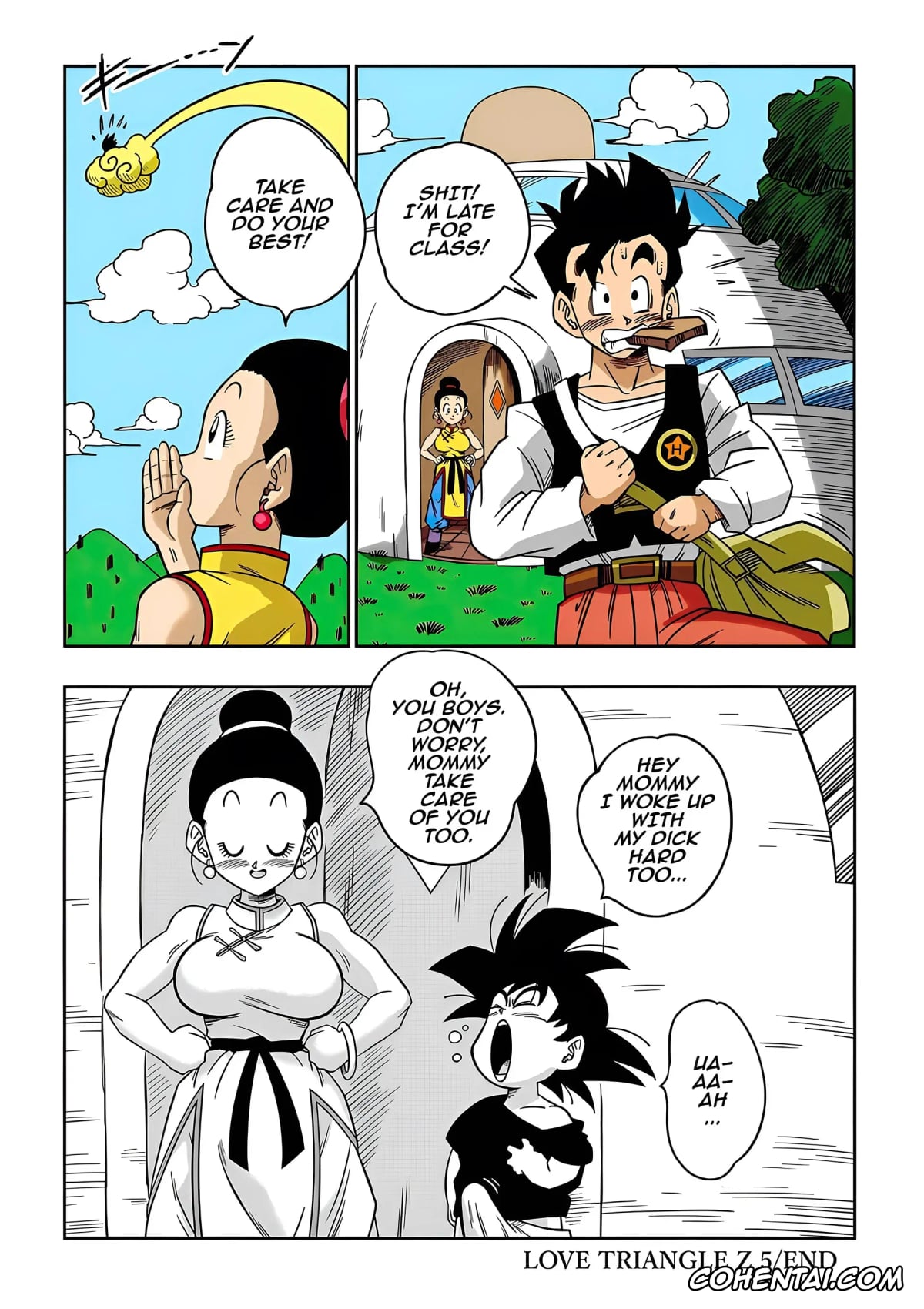 Dragon Ball Z hentai, Chi Chi hentai, Son Gohan hentai, LOVE TRIANGLE Z Part 5 (Dragon Ball Z), pagina 18