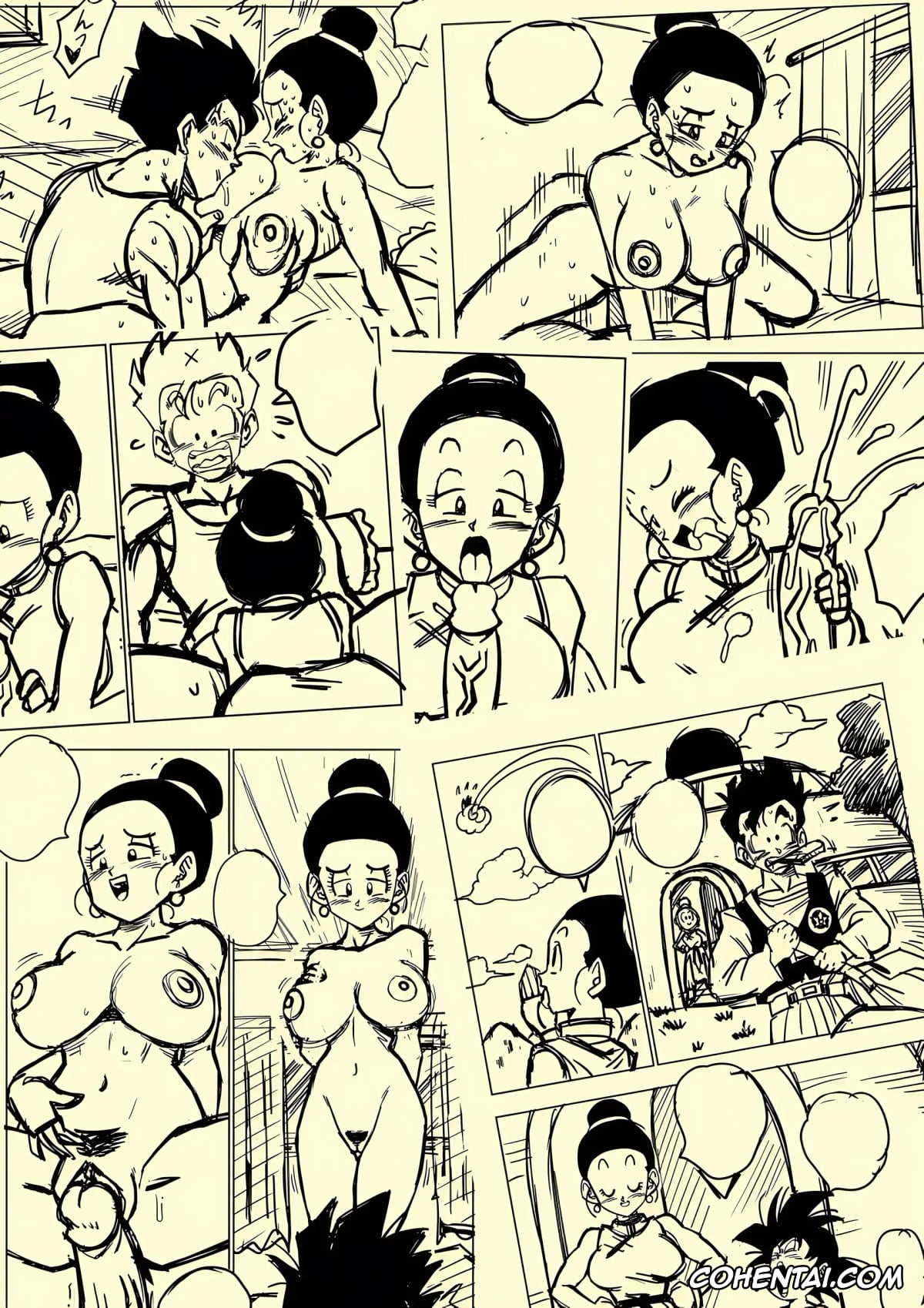 Dragon Ball Z xxx, Chi Chi xxx, Son Gohan xxx, LOVE TRIANGLE Z Part 5 (Dragon Ball Z), pagina 19