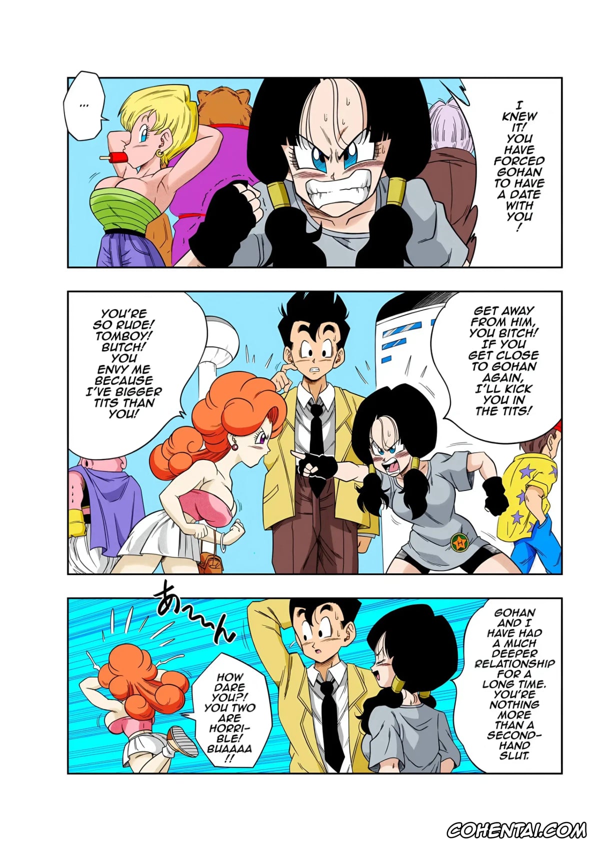 Dragon Ball Z hentai, Angela hentai, Son Gohan hentai, LOVE TRIANGLE Z Part 6 (Dragon Ball Z), pagina 24