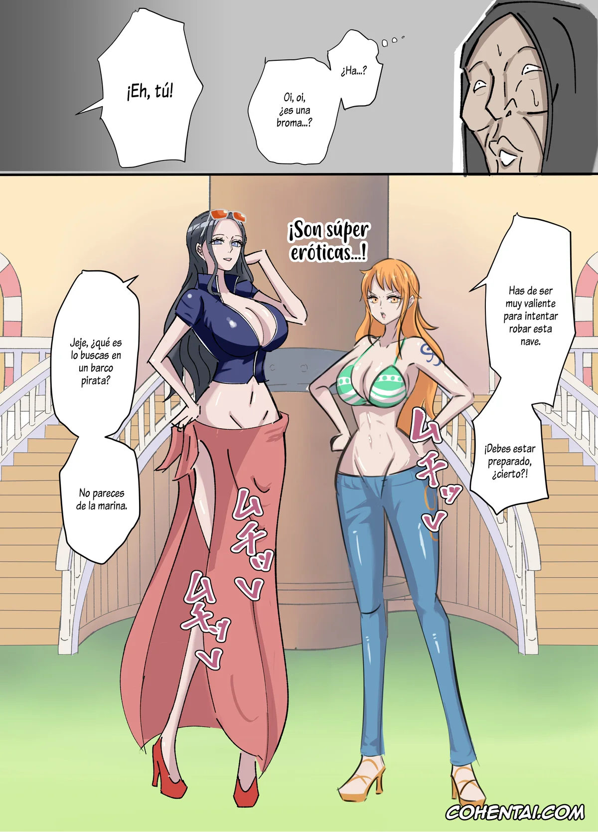 One Piece hentai, Boa Hancock hentai, Nami hentai, Nico Robin hentai, Muteki Kimootoko 1-3 + Extras (One Piece), pagina 3