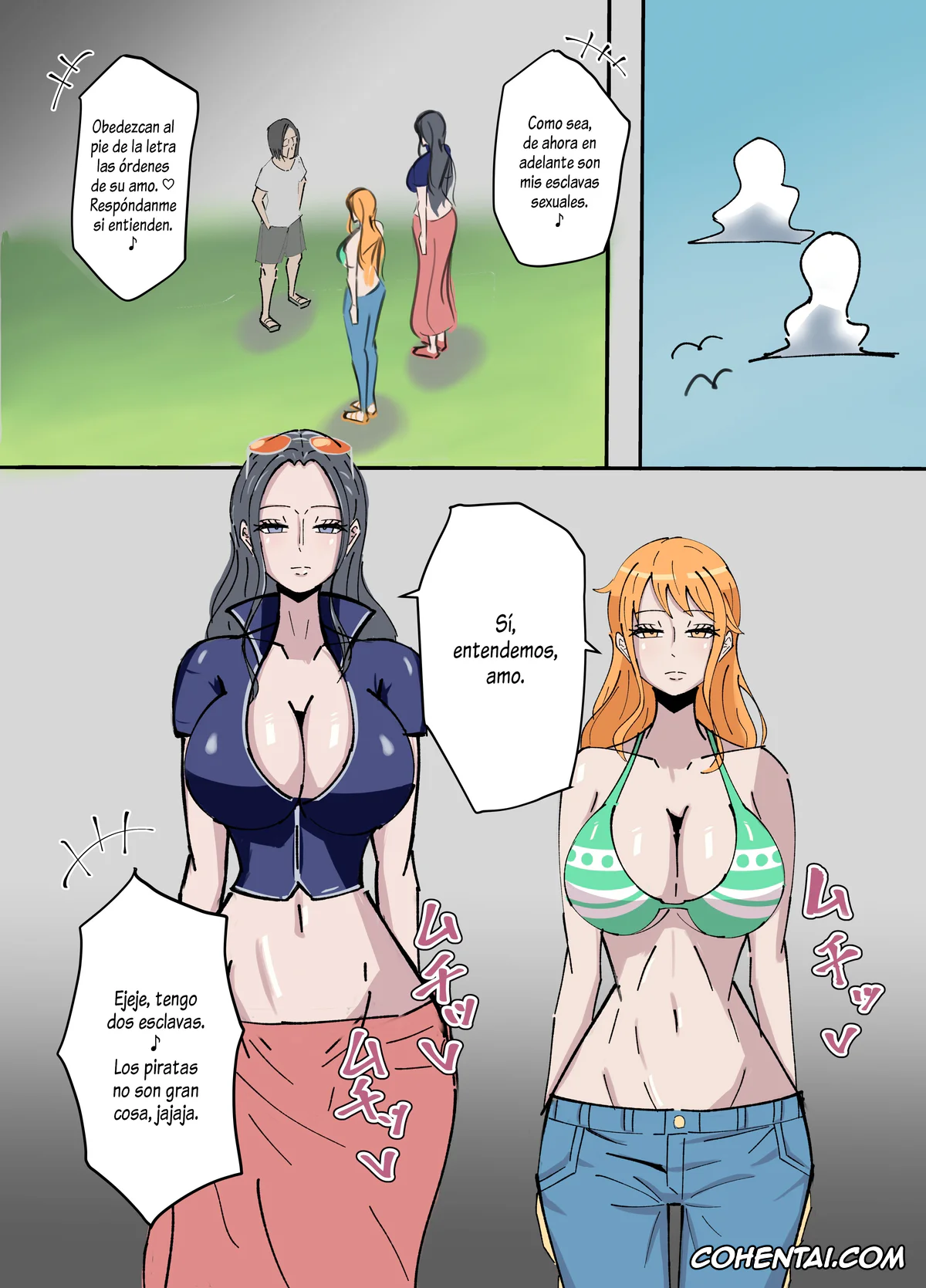 One Piece porno, Boa Hancock porno, Nami porno, Nico Robin porno, Muteki Kimootoko 1-3 + Extras (One Piece), pagina 5