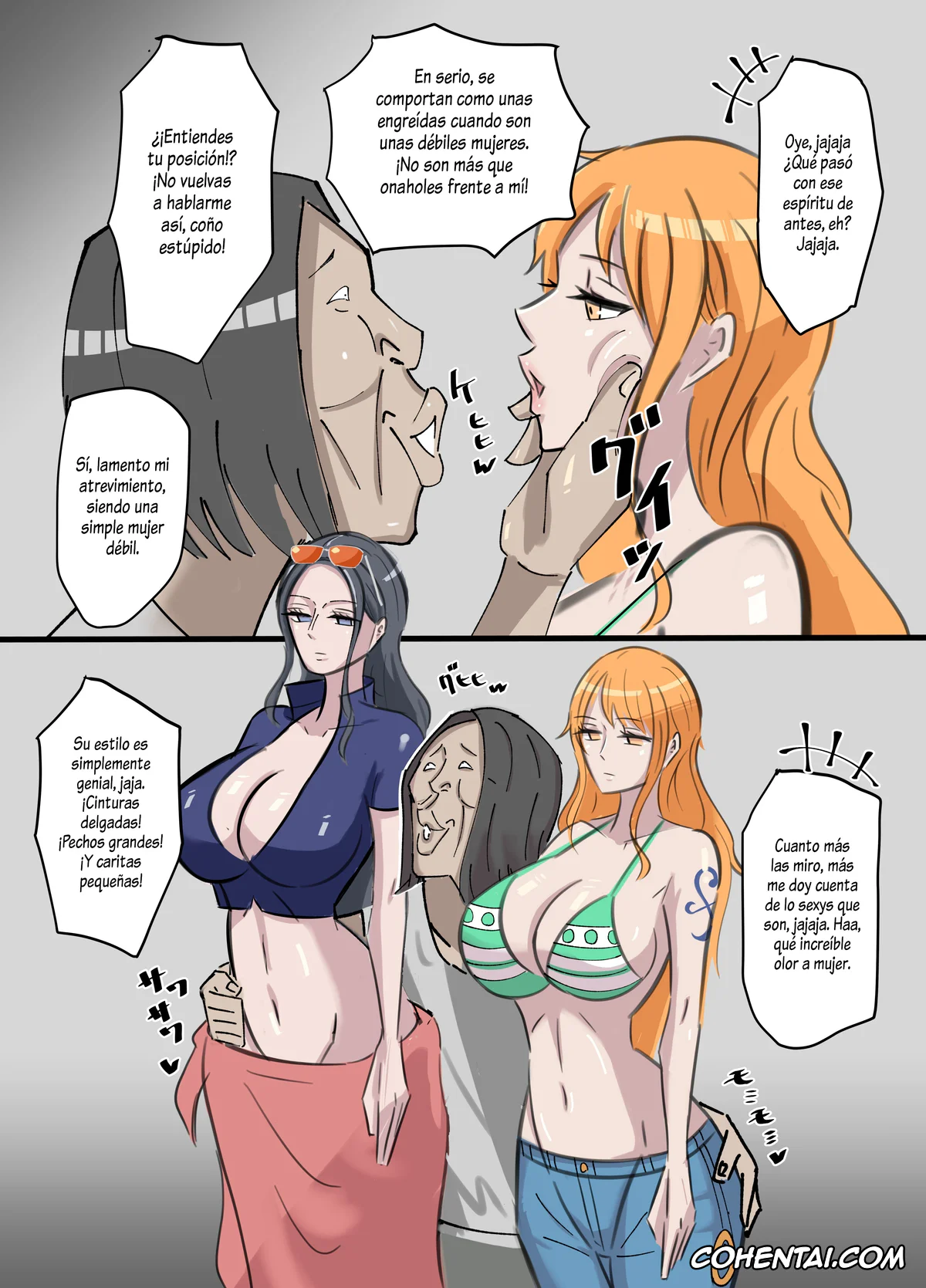 One Piece hentai, Boa Hancock hentai, Nami hentai, Nico Robin hentai, Muteki Kimootoko 1-3 + Extras (One Piece), pagina 6