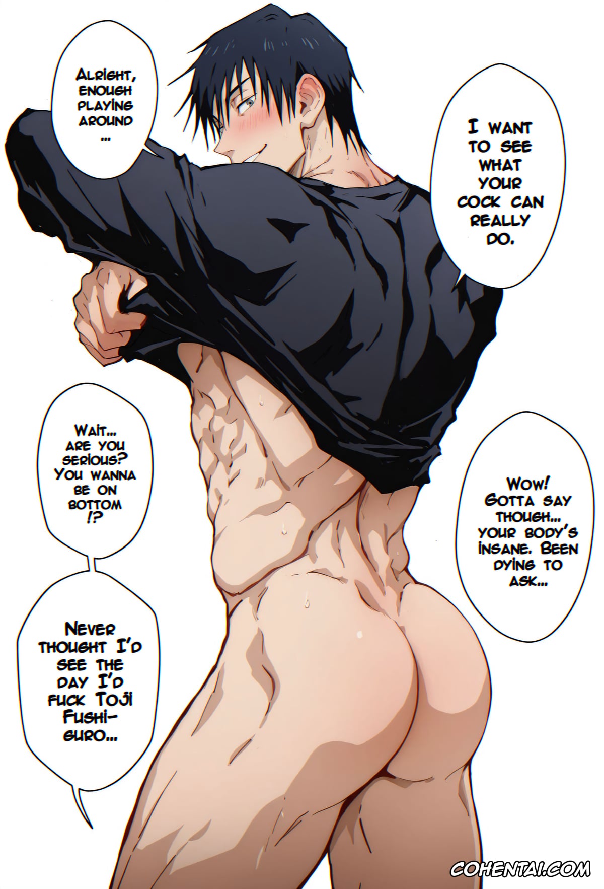 Jujutsu Kaisen hentai, Satoru Gojo hentai, Toji Fushiguro hentai, BeastMan-I Get A Special Reward (Jujutsu Kaisen), pagina 9