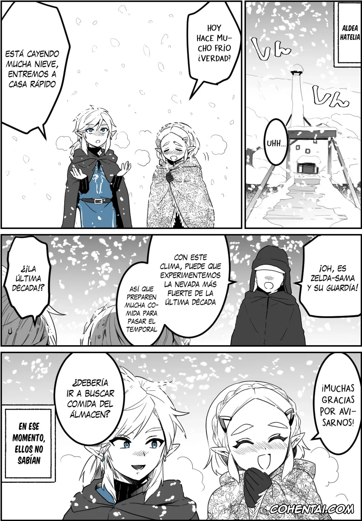 The Legend Of Zelda xxx, Link xxx, Princess Zelda xxx, Dokayuki to Kagami (The Legend of Zelda), pagina 1