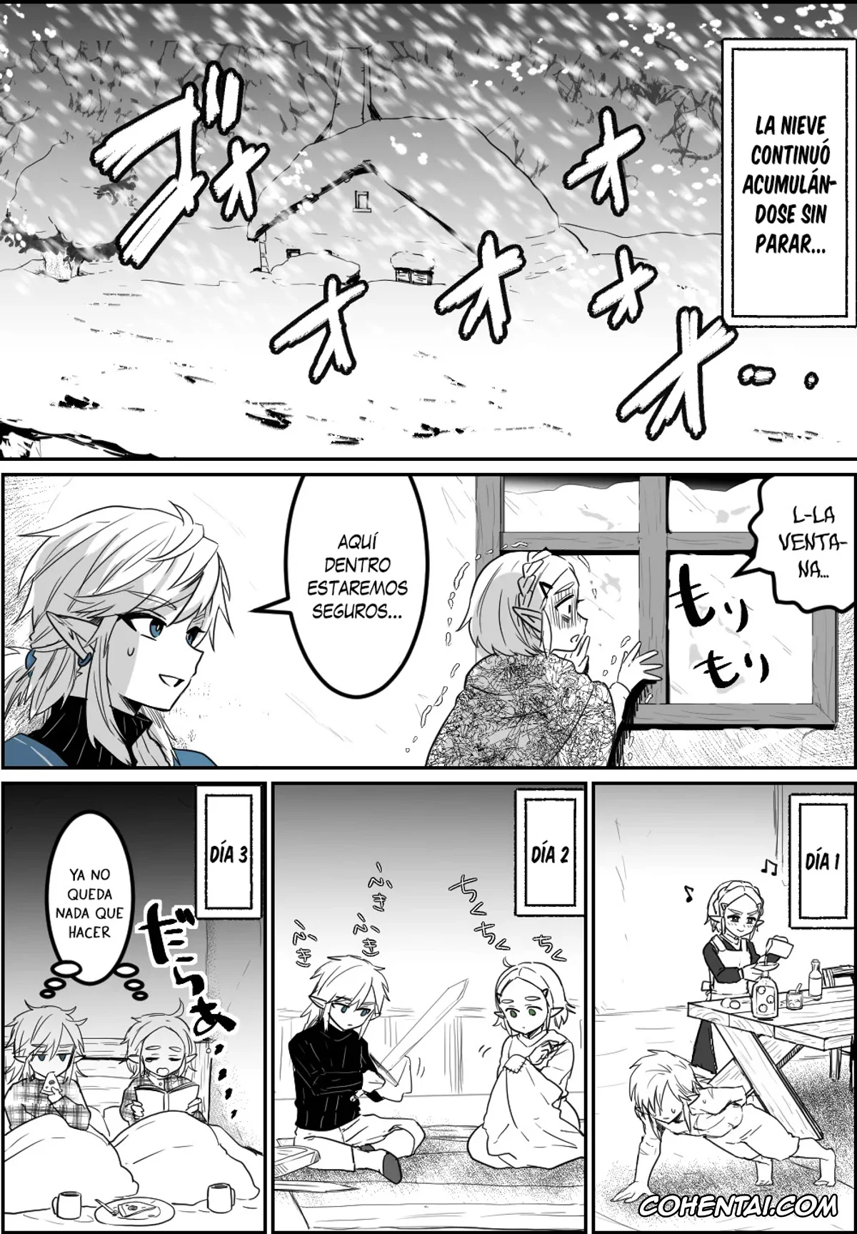 The Legend Of Zelda porno, Link porno, Princess Zelda porno, Dokayuki to Kagami (The Legend of Zelda), pagina 2
