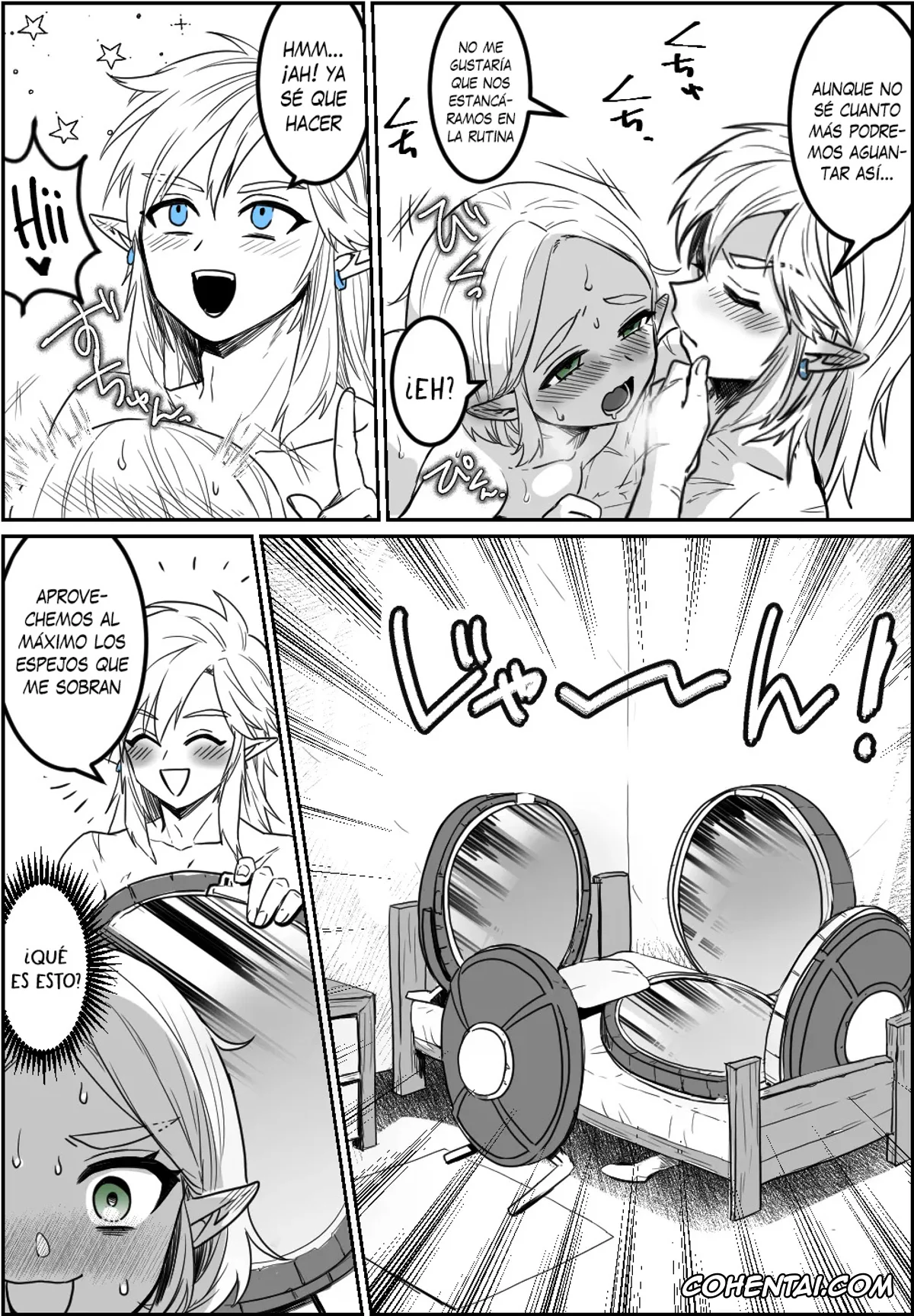 The Legend Of Zelda xxx, Link xxx, Princess Zelda xxx, Dokayuki to Kagami (The Legend of Zelda), pagina 4