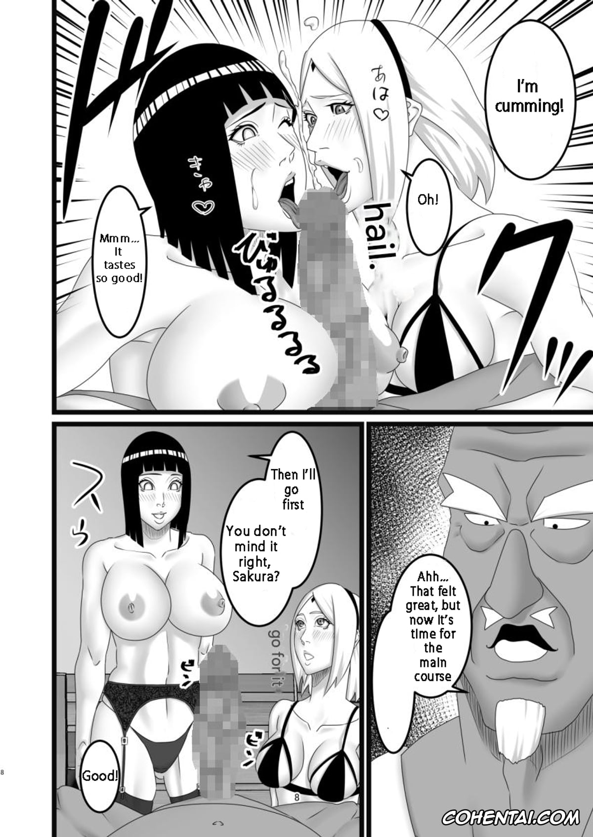 NARUTO xxx, Fourth Raikage xxx, Hinata Hyuga xxx, Sakura Haruno xxx, Kunoichi’s Sexy S-Rank Mission (Naruto), pagina 7