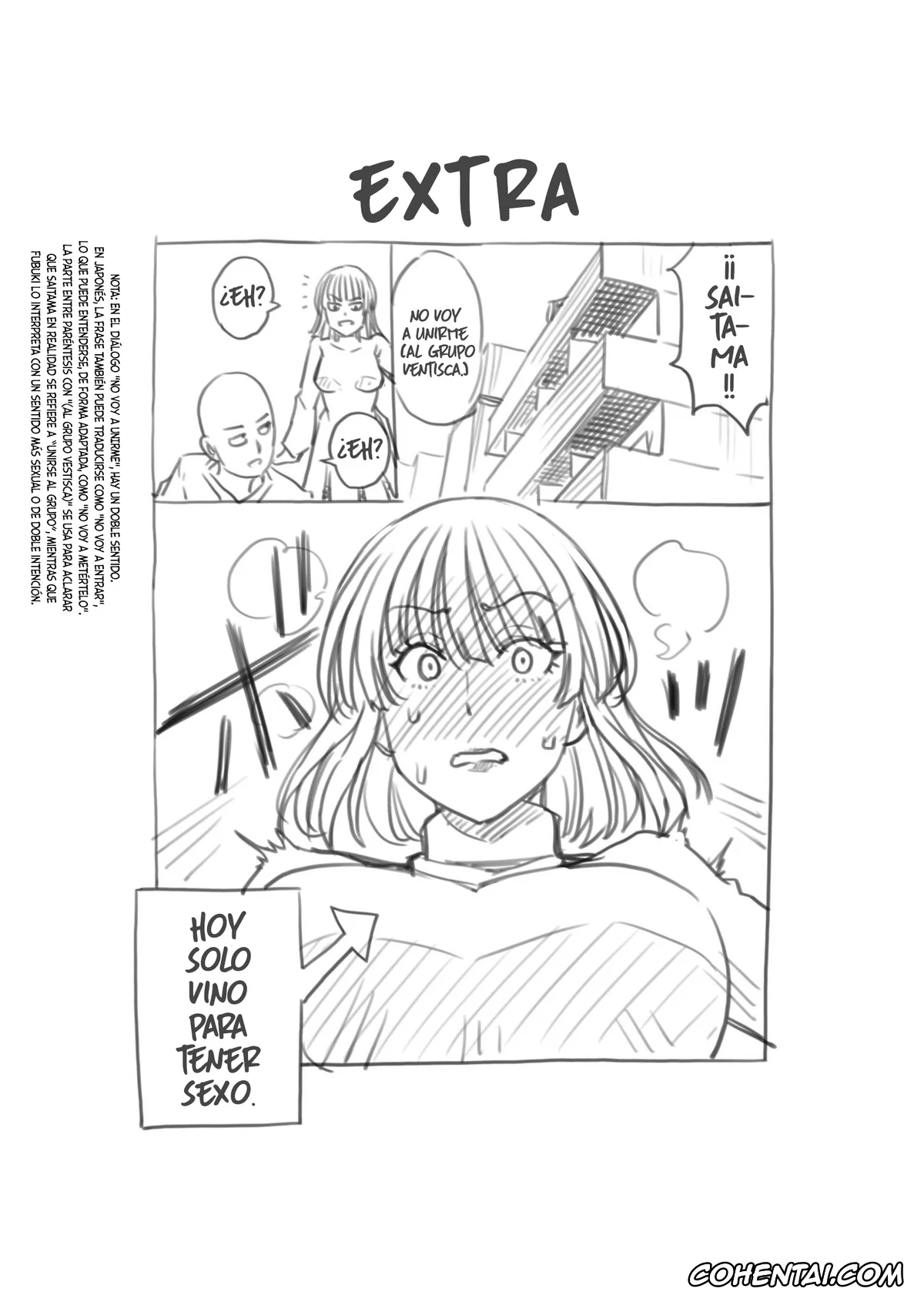 One Punch Man hentai, Jigoku no Fubuki hentai, Saitama hentai, Jigoku no Fubuki wa Kannyuu Suru (One Punch Man), pagina 3